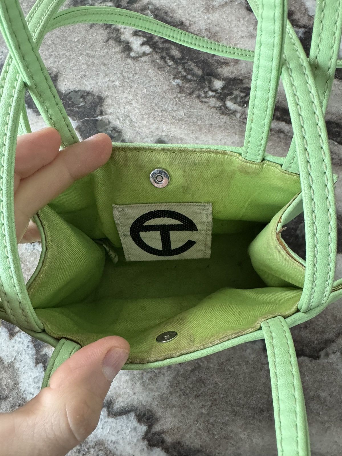 Telfar Telfar bag, small in mint green Size ONE SIZE - 2 Thumbnail