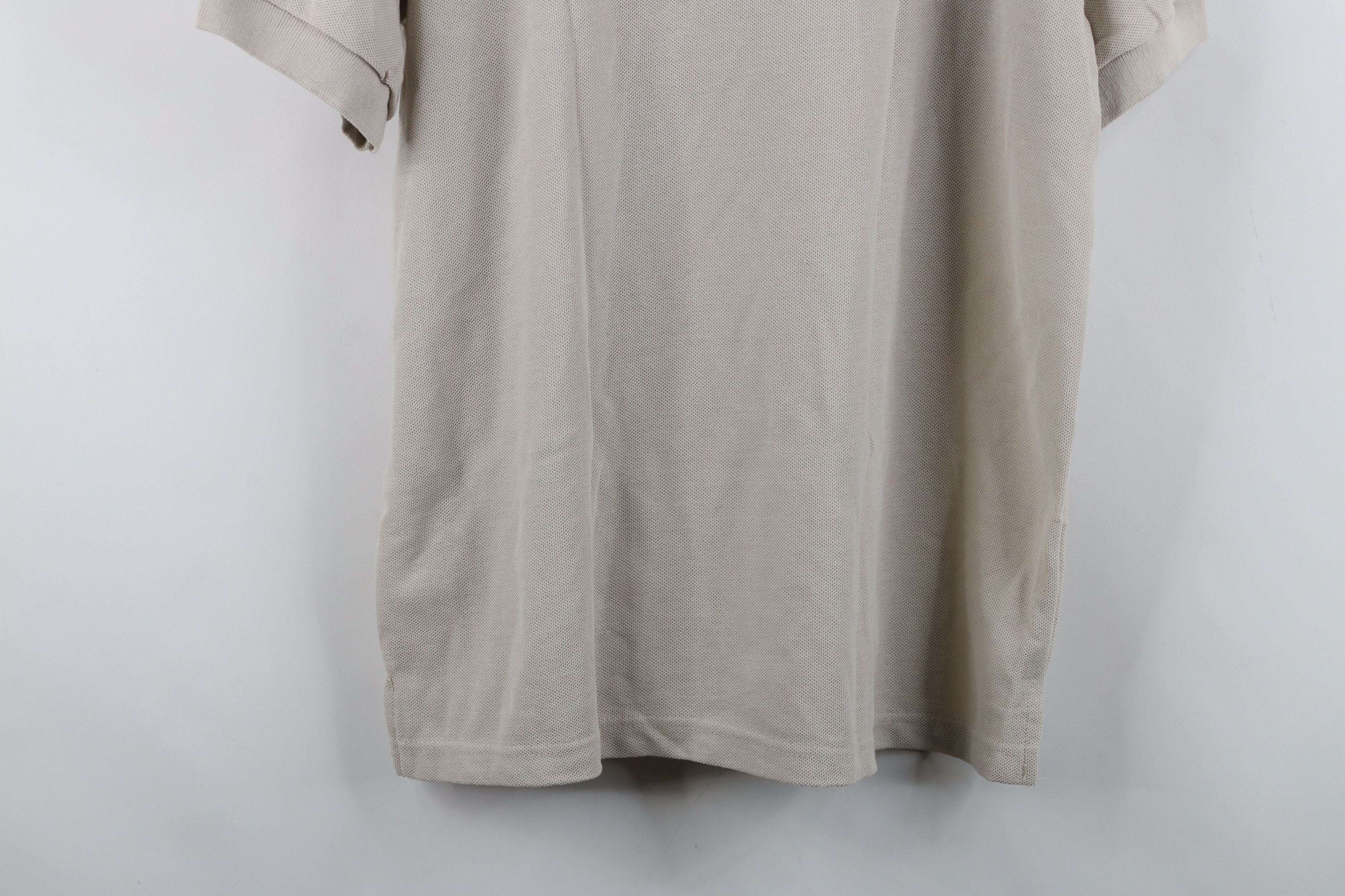 Vintage Deadstock Vintage 90s Streetwear Blank Golf Polo Shirt Beige Size L / US 10 / IT 46 - 11 Thumbnail