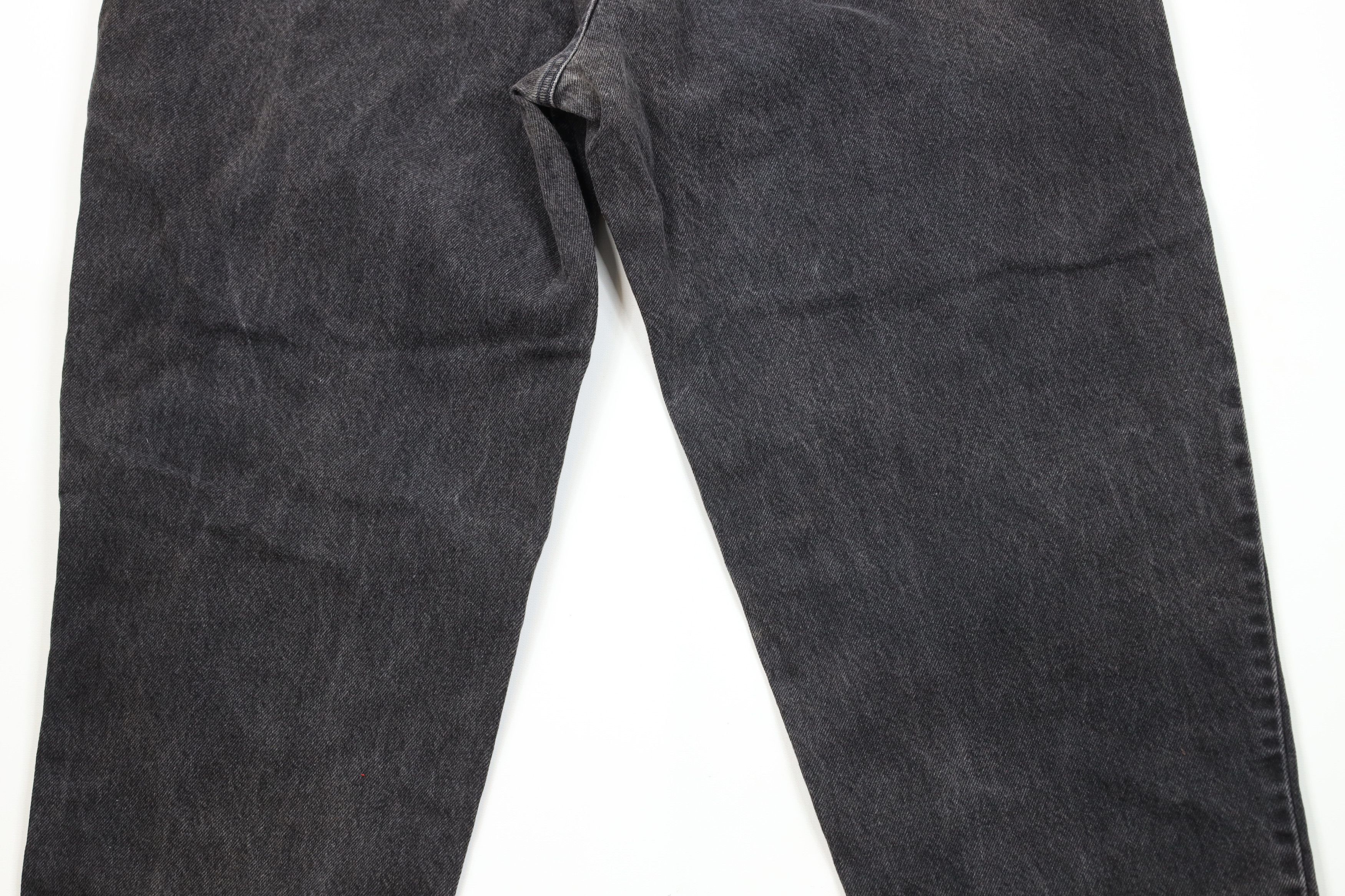 Levi's × Vintage Vintage 90s Levis 550 Orange Tab Tapered Leg Jeans Black USA Size US 40 / EU 56 - 13 Thumbnail