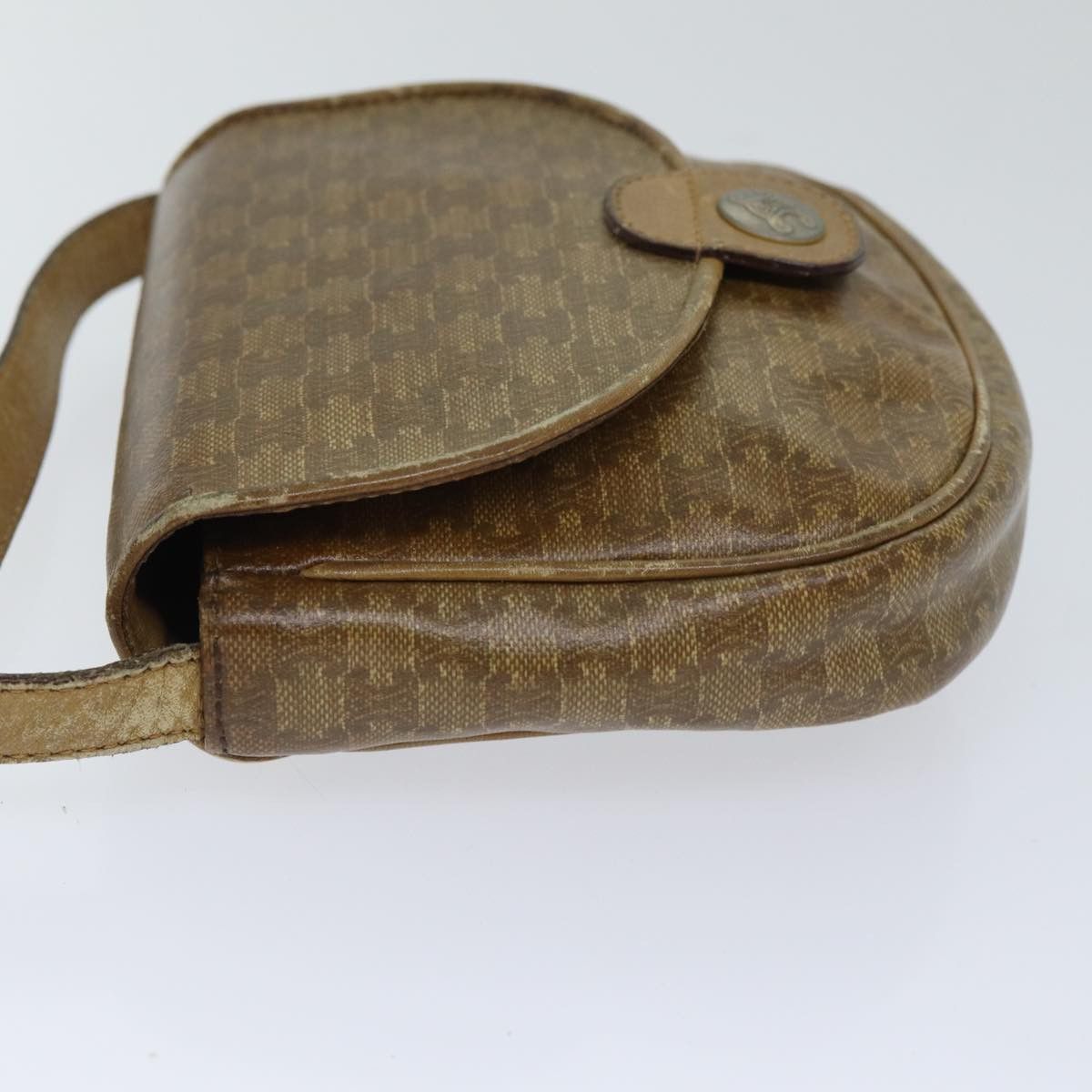 Celine CELINE Macadam Canvas Shoulder Bag Pvc Beige Size ONE SIZE - 5 Thumbnail