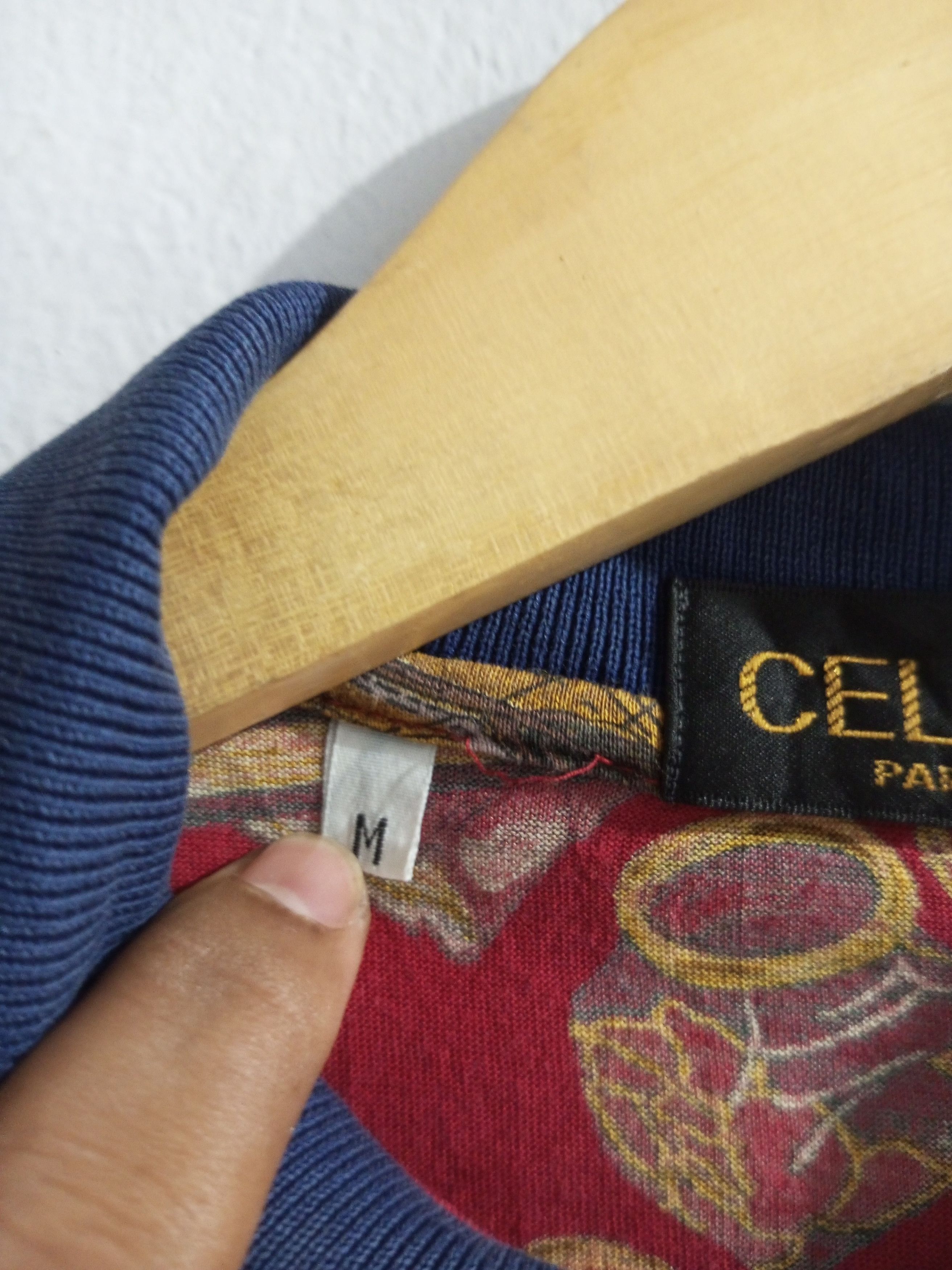 Celine Vintage celine long sleeve polo shirt Size US M / EU 48-50 / 2 - 8 Thumbnail