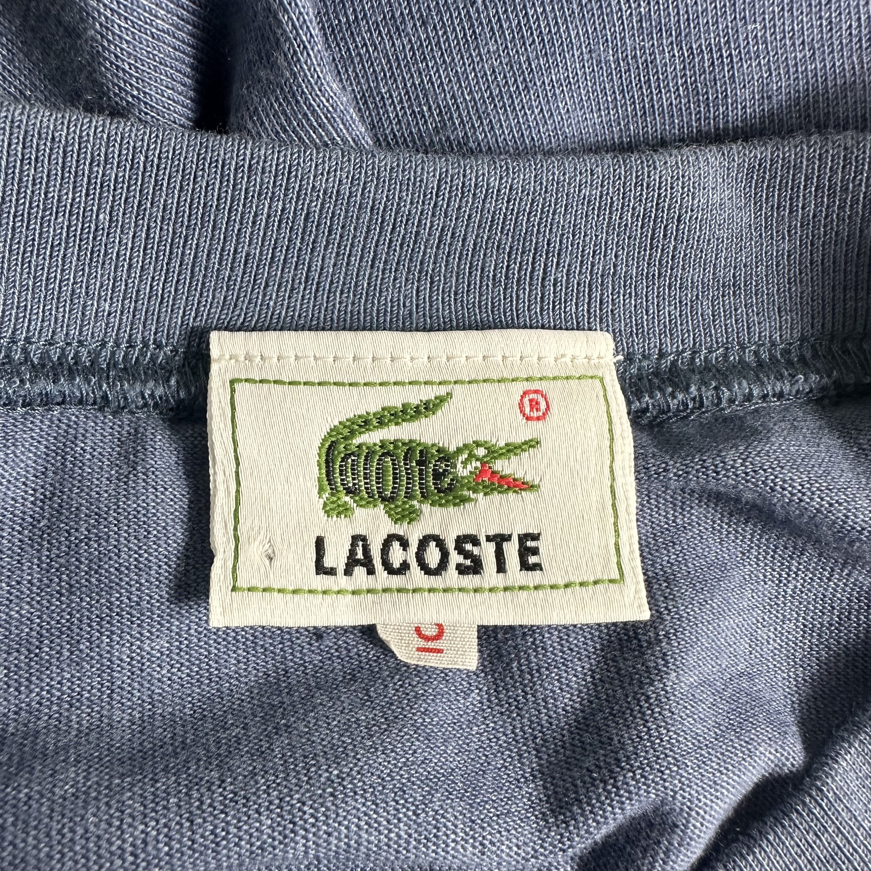 Lacoste × Vintage 🔥RARE🔥Vintage Lacoste Spell Out Big Logo T-shirt Size US M / EU 48-50 / 2 - 5 Thumbnail