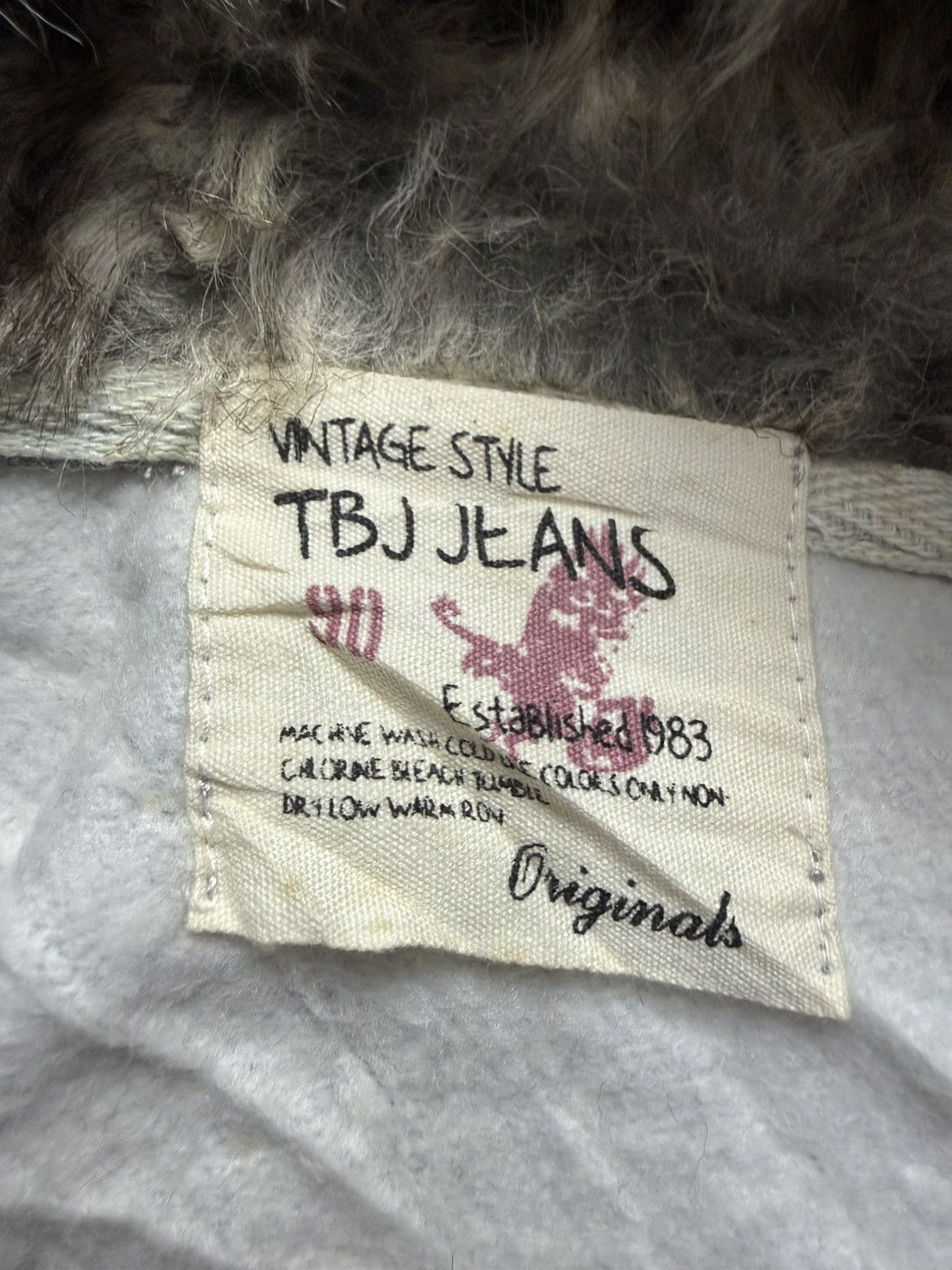 5351 POUR LES HOMMES Vintage style tbj jeans fur hoodie Size US S / EU 44-46 / 1 - 7 Thumbnail