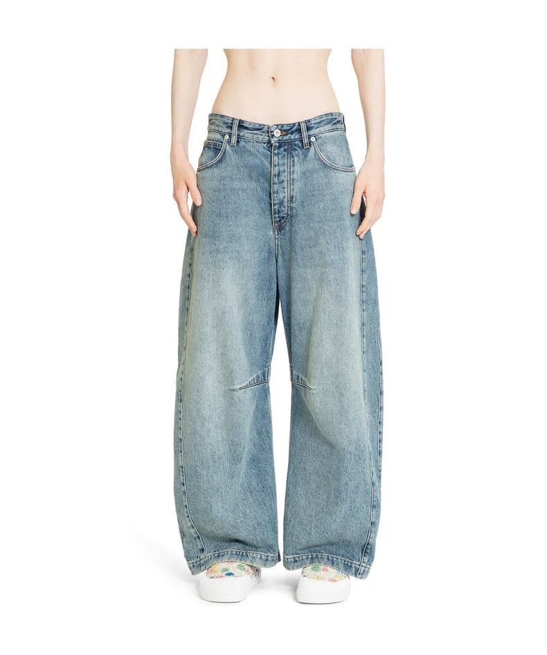 Loewe LOEWE SS25 Anagram Logo pocket zipper loose cut jeans Size 24" / US 00 / IT 34 - 1 Thumbnail