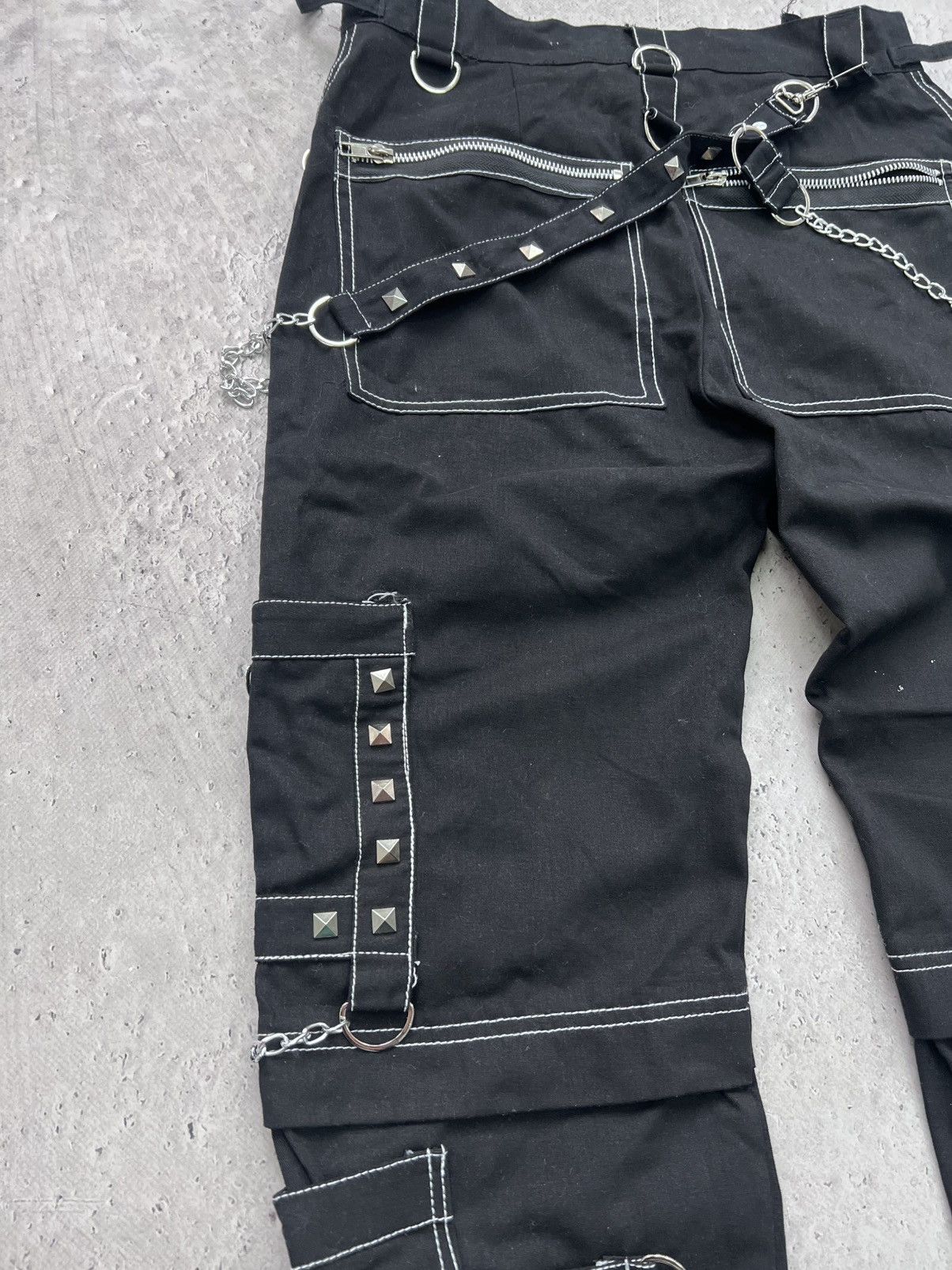 Le Grande Bleu (L.G.B.) × Tripp NYC × Vintage Vintage Tripp NYC Bondage Punk Gothic pants CARTI STYLE Size US 29 - 12 Thumbnail