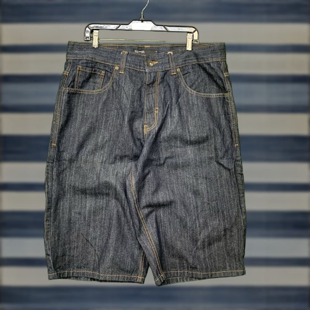 Southpole VINTAGE Rocawear Jeans Shorts Mens 38 x 15 Y2K Baggy Loose 90s Oversized Skater Size US 38 / EU 54 - 1 Thumbnail