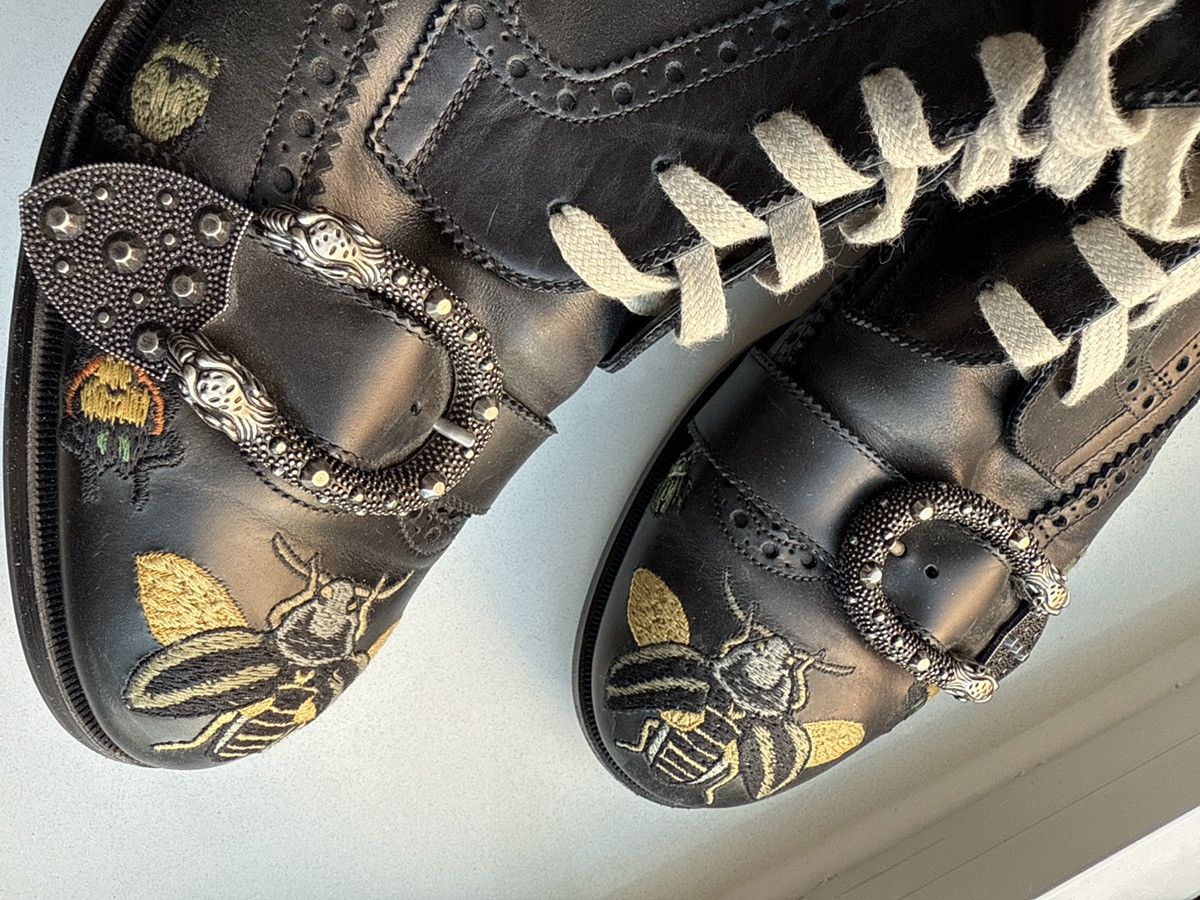 Gucci Gucci Embroidered Leather Size US 9 / EU 42 - 11 Thumbnail