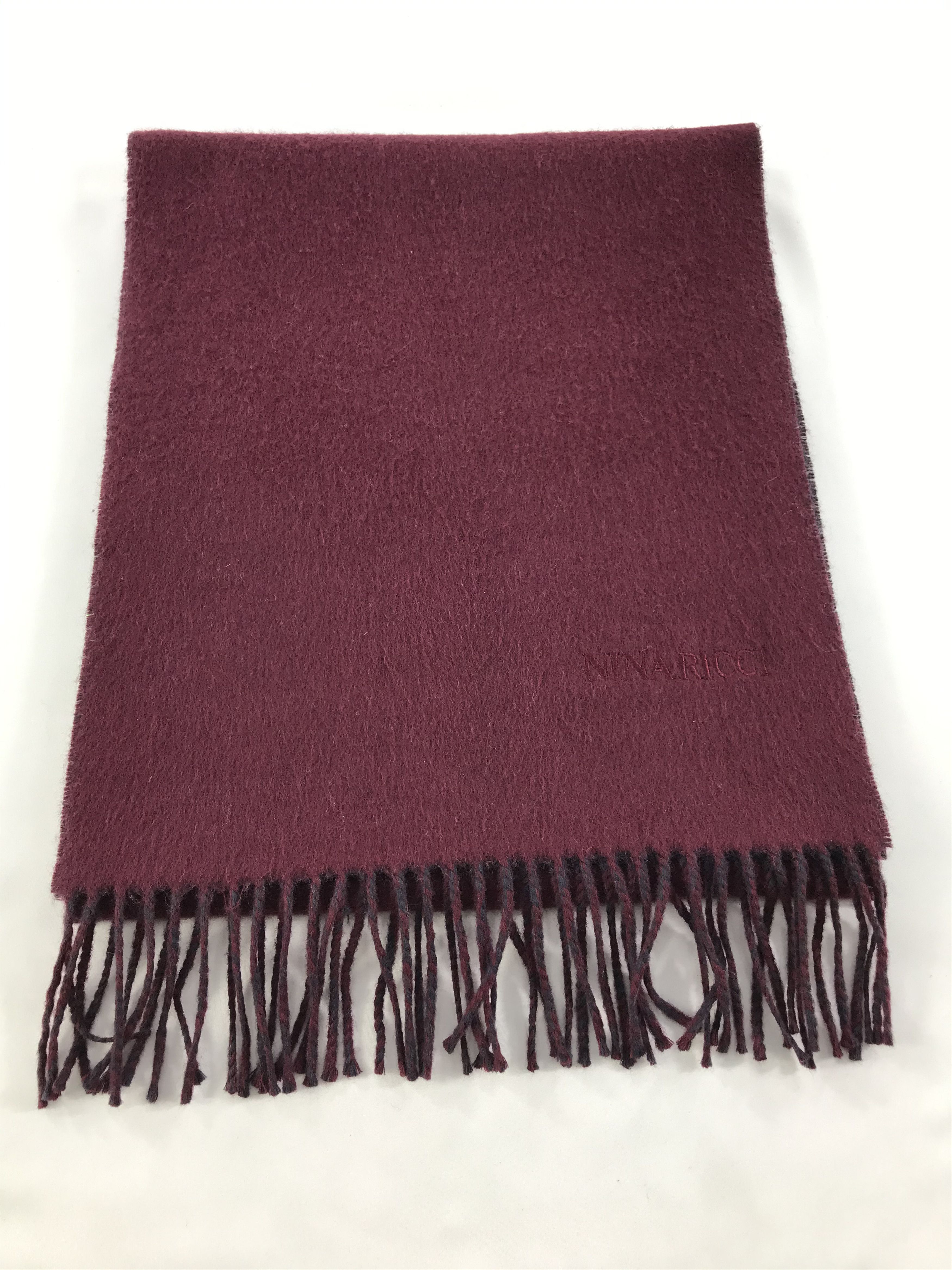 Nina Ricci Nina Ricci Scarf Muffler Wool V133 Size ONE SIZE - 2 Thumbnail