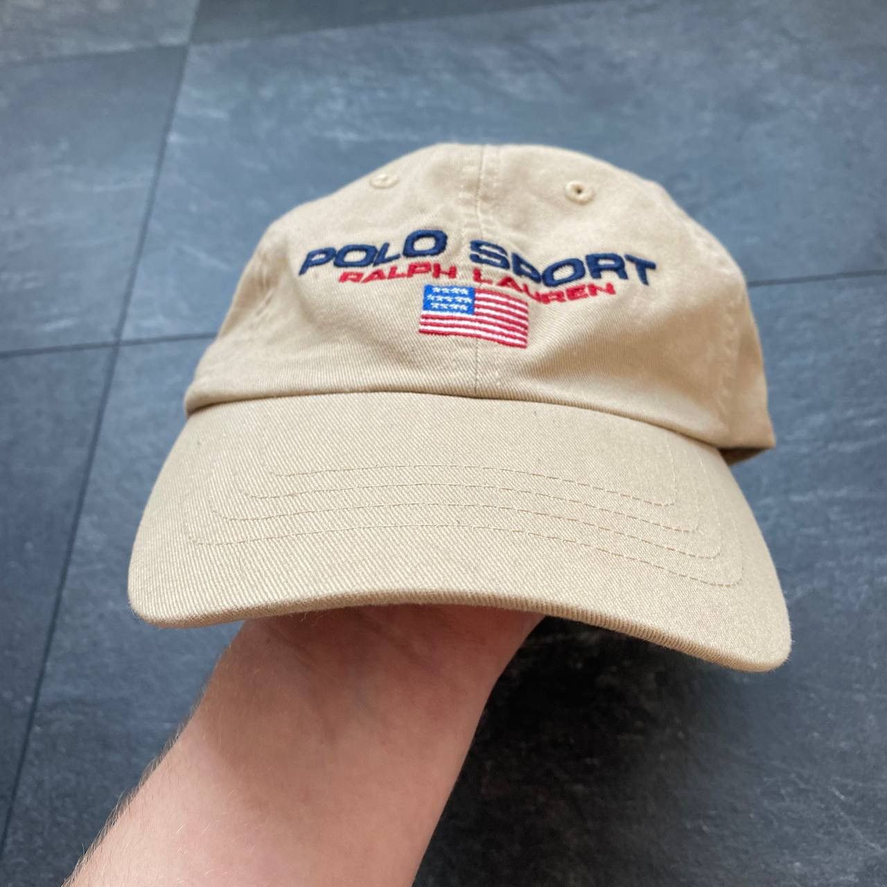 Polo Ralph Lauren × Vintage Rare vintage polo Ralph Lauren USA flag y2k cap Size ONE SIZE - 3 Thumbnail