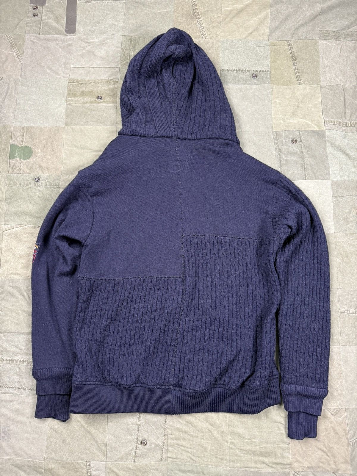 Greg Lauren × Paul & Shark Patchwork Hi-tech Hoodie Size US L / EU 52-54 / 3 - 6 Thumbnail