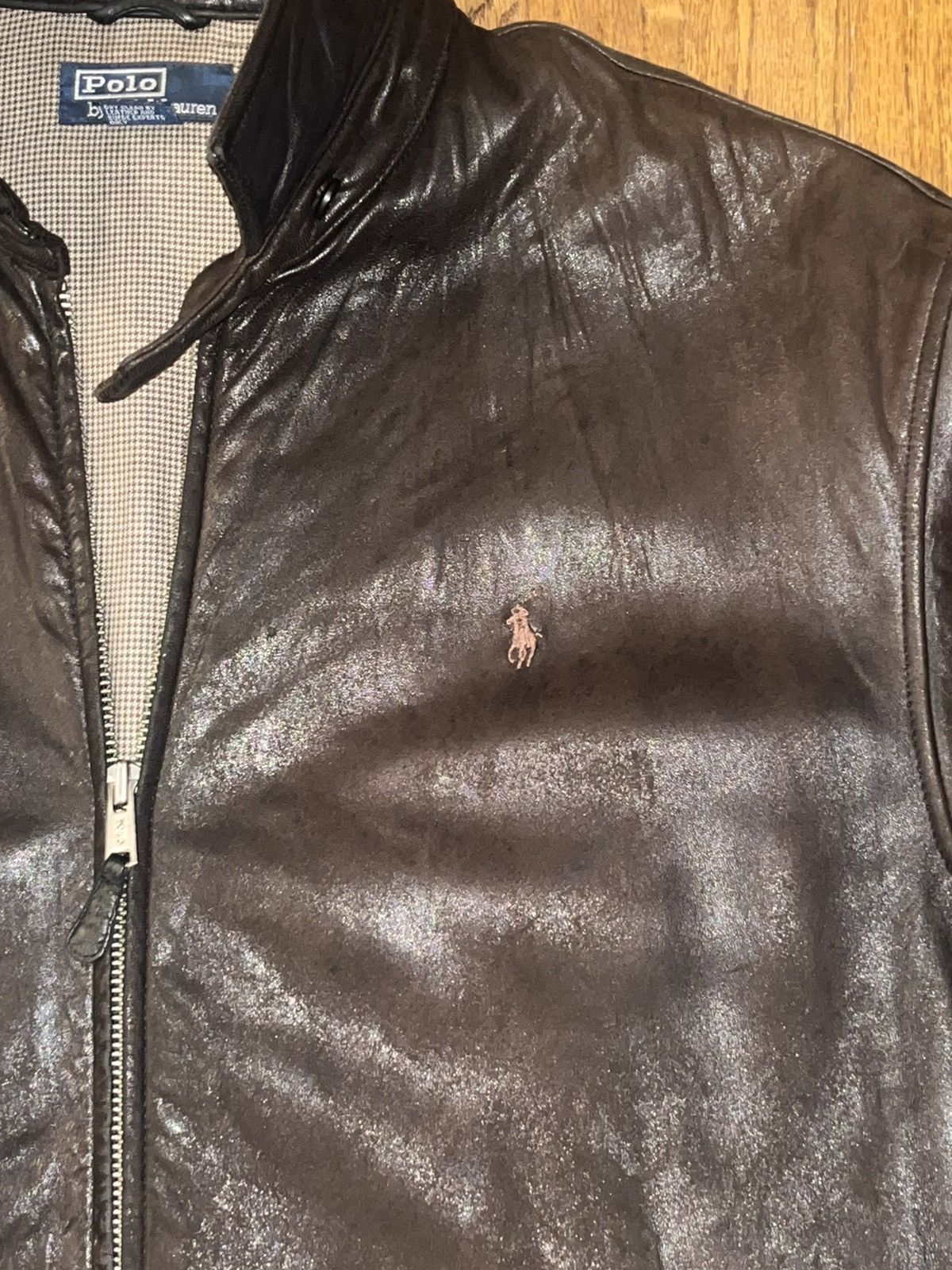 Polo Ralph Lauren Vintage Polo Ralph Lauren Brown Leather Jacket – Size XL Size US XL / EU 56 / 4 - 2 Thumbnail