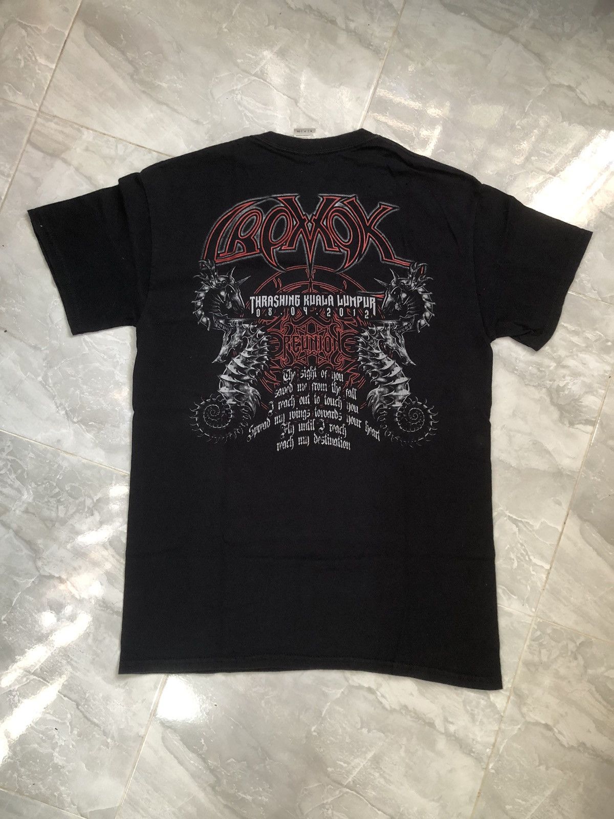 Band Tees Cromok 25th Anniversary Concert Tee 2012 Size US S / EU 44-46 / 1 - 7 Thumbnail