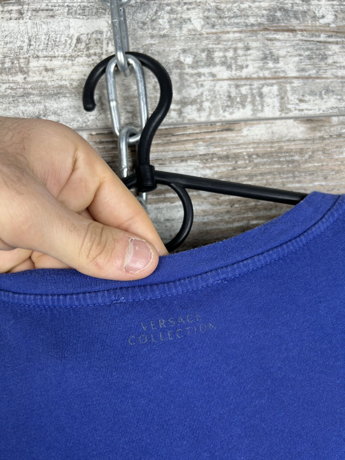Versace Mens Vintage Versace Collection T Shirt big logo tee luxury Size US L / EU 52-54 / 3 - 12 Thumbnail