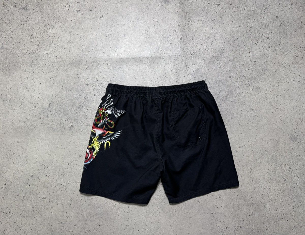 Ed Hardy Ed Hardy Big Logo Nylon Shorts Black Size L Size US 34 / EU 50 - 6 Thumbnail