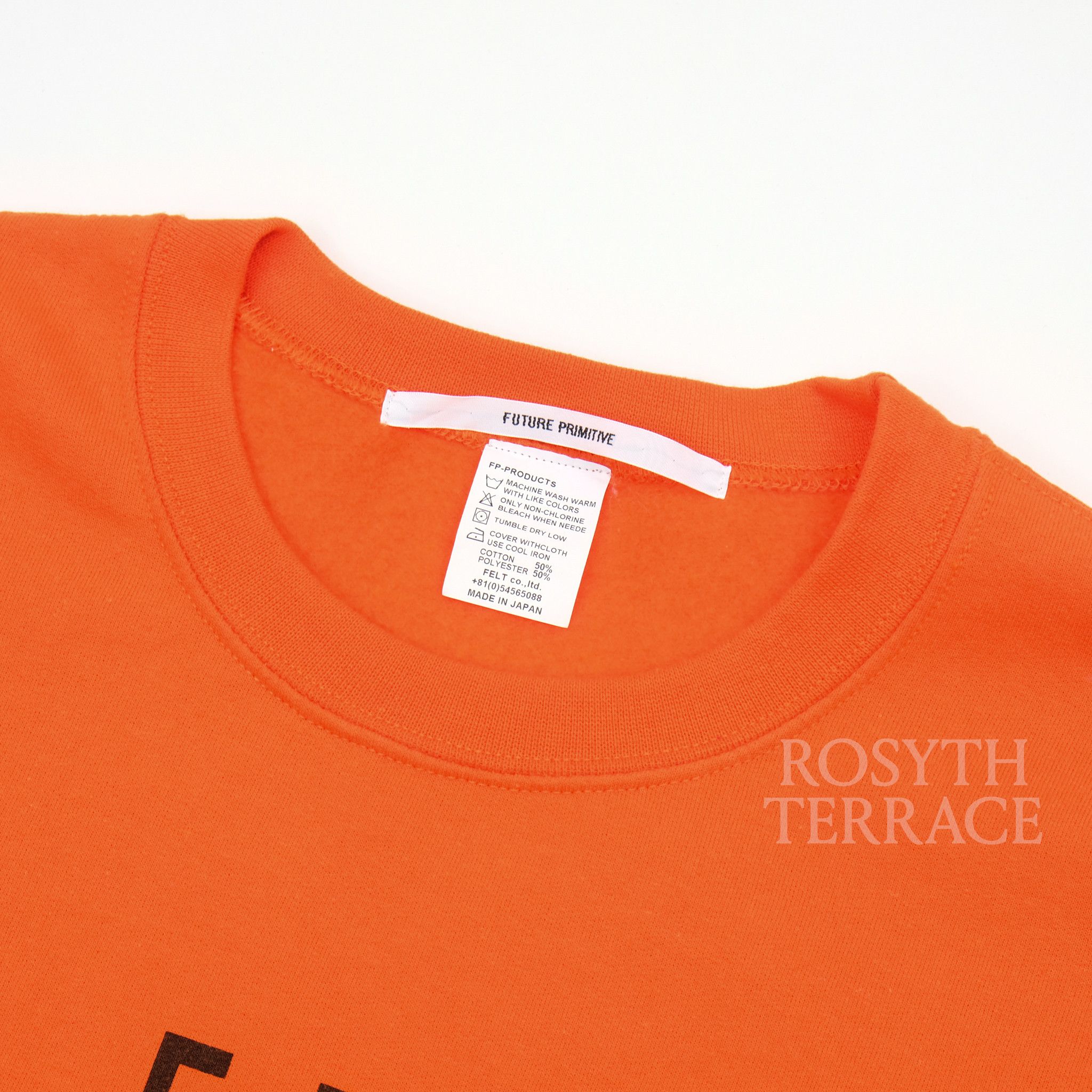 Japanese Brand 【FUTURE PRIMITIVE / FP D-V CREW (ORANGE) / SIZE L】 Size US L / EU 52-54 / 3 - 2 Thumbnail