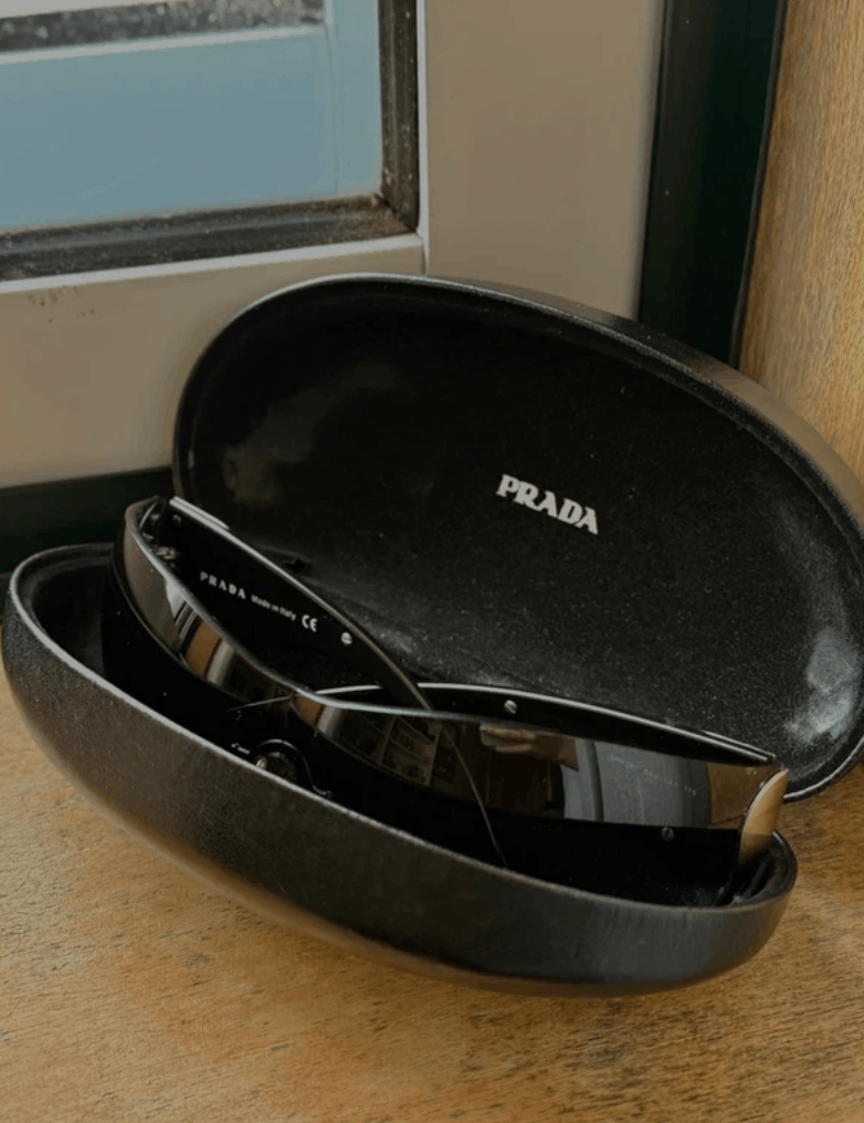Prada PRADA Sunglasses SPR Flame Star Wrap Star Rimless Luna Rossa Size ONE SIZE - 5 Thumbnail