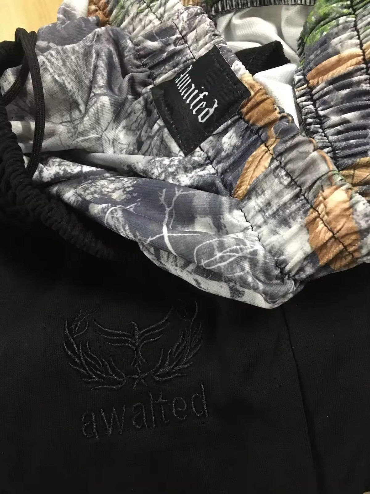 Jean × Vintage Harajuku Camouflage Embroidered Double Waist Sweatpants Size US 34 / EU 50 - 7 Thumbnail