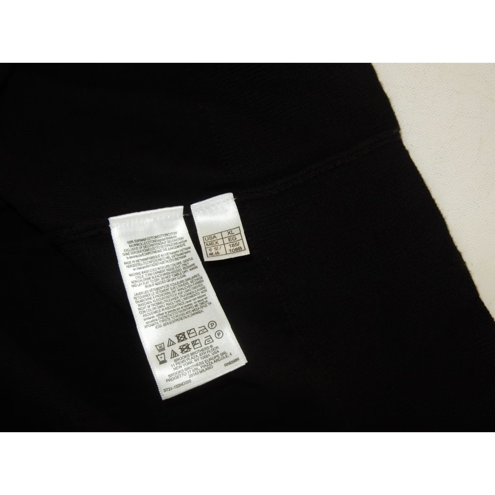 Brooks Brothers VINTAGE Brooks Brothers Sweater Pullover Size XL Black Mens Size US XL / EU 56 / 4 - 4 Thumbnail