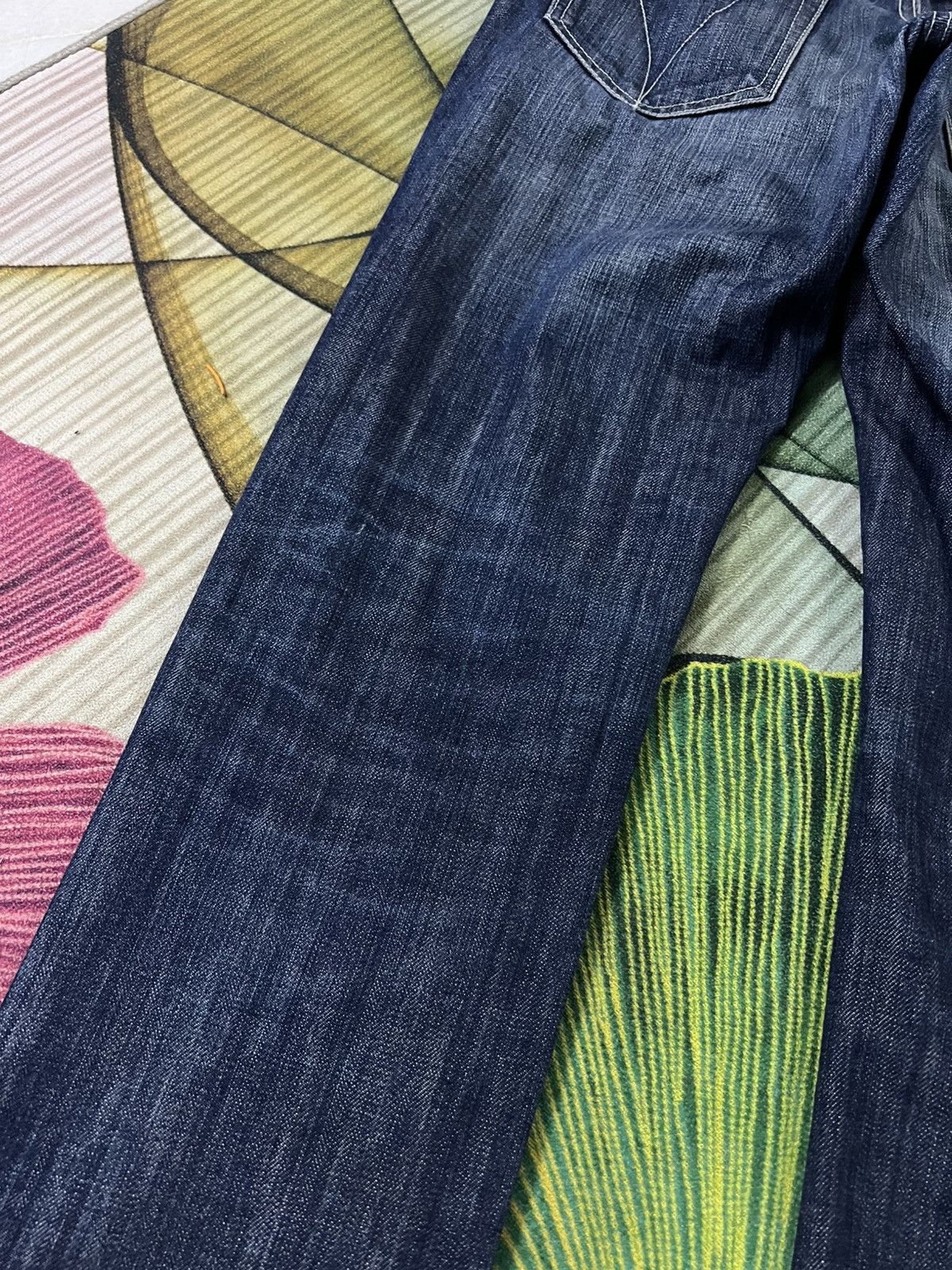 Issey Miyake 💥Vintage Tete Homme Issey Miyake Distress Jean Size US 28 / EU 44 - 17 Thumbnail