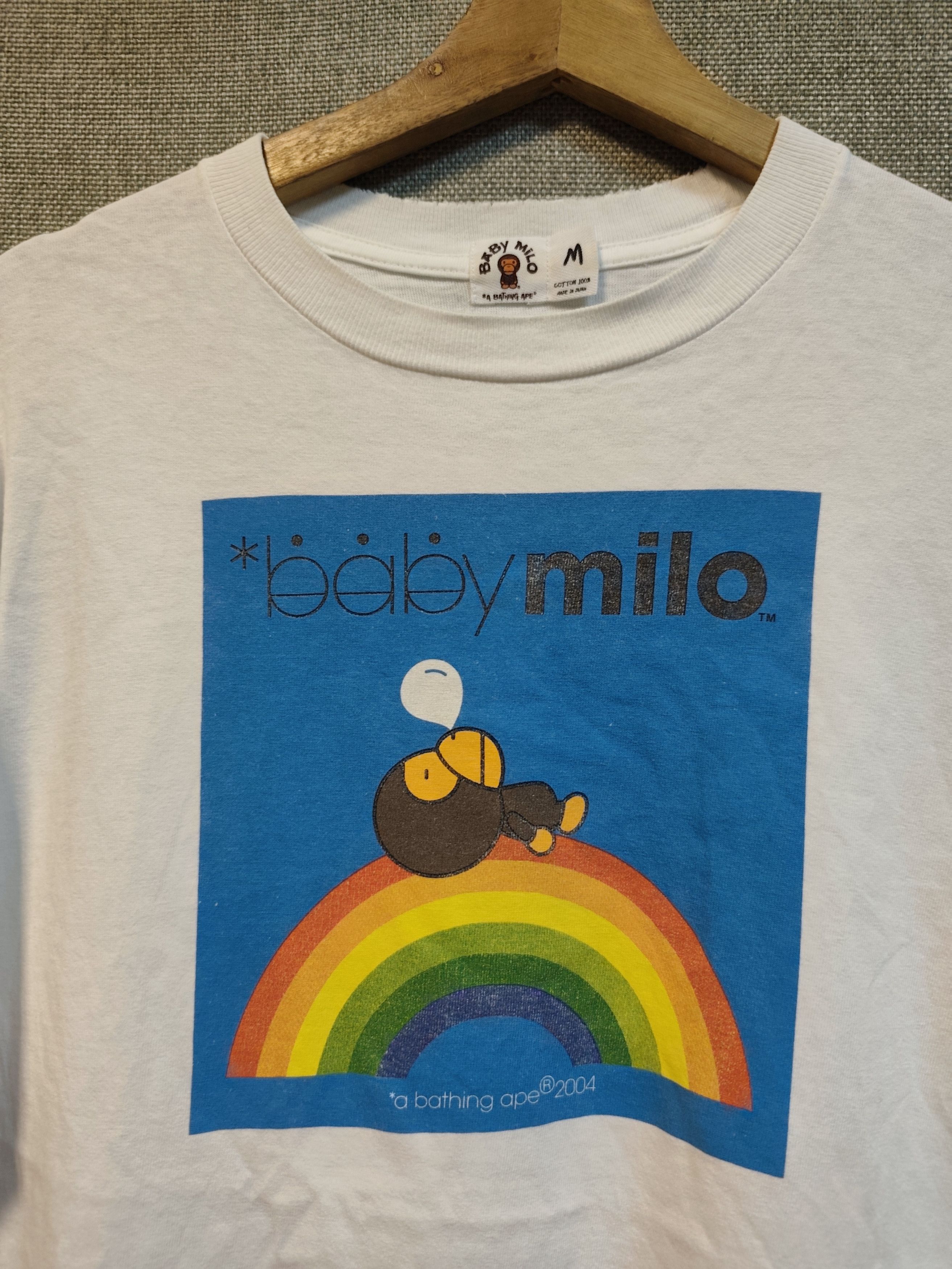 Bape Vintage 2004 Baby Milo By Bathing Ape Tee Size US M / EU 48-50 / 2 - 3 Thumbnail
