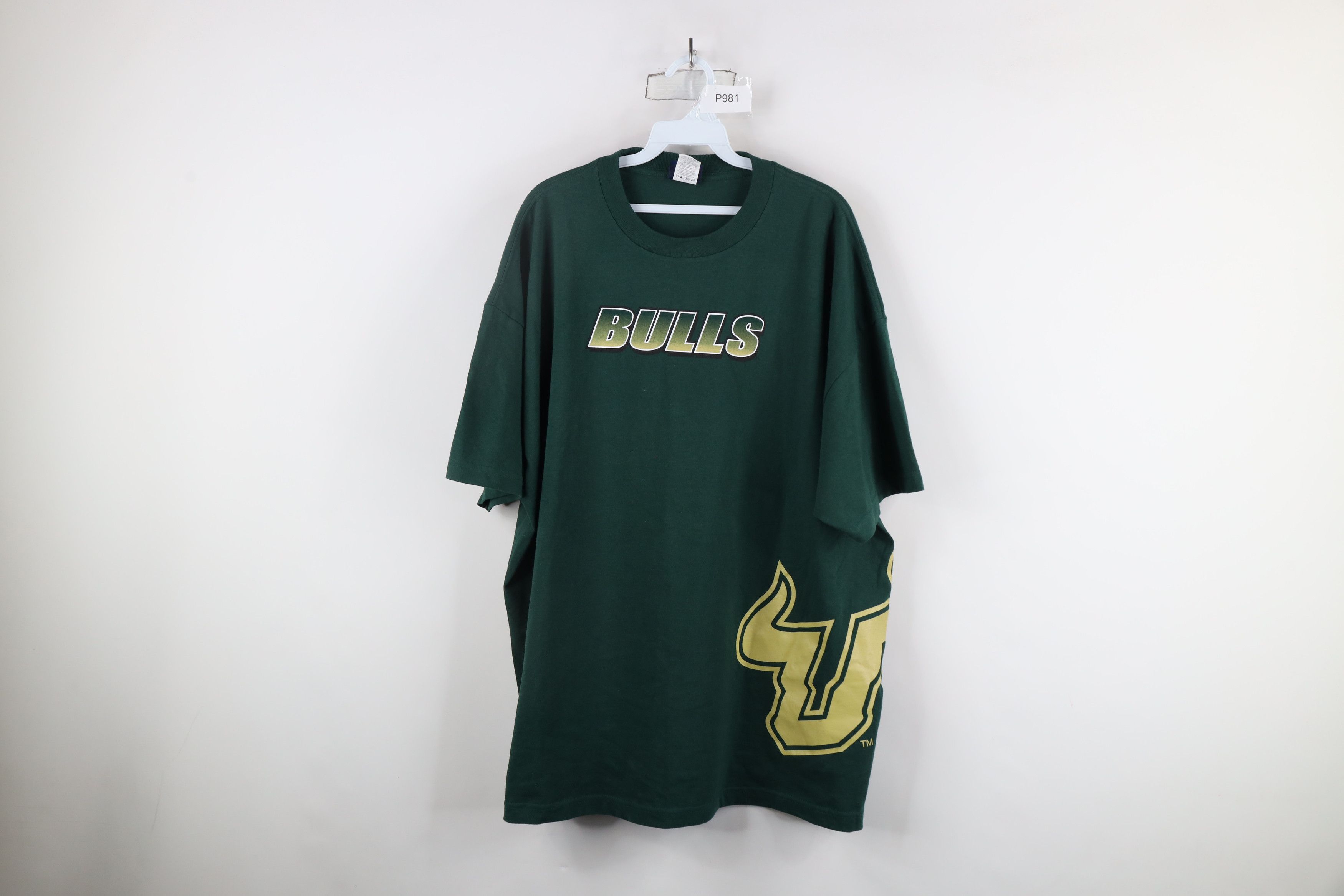 Vintage Vintage 90s Big Logo USF University of South Florida T-Shirt Size US XL / EU 56 / 4 - 1 Thumbnail