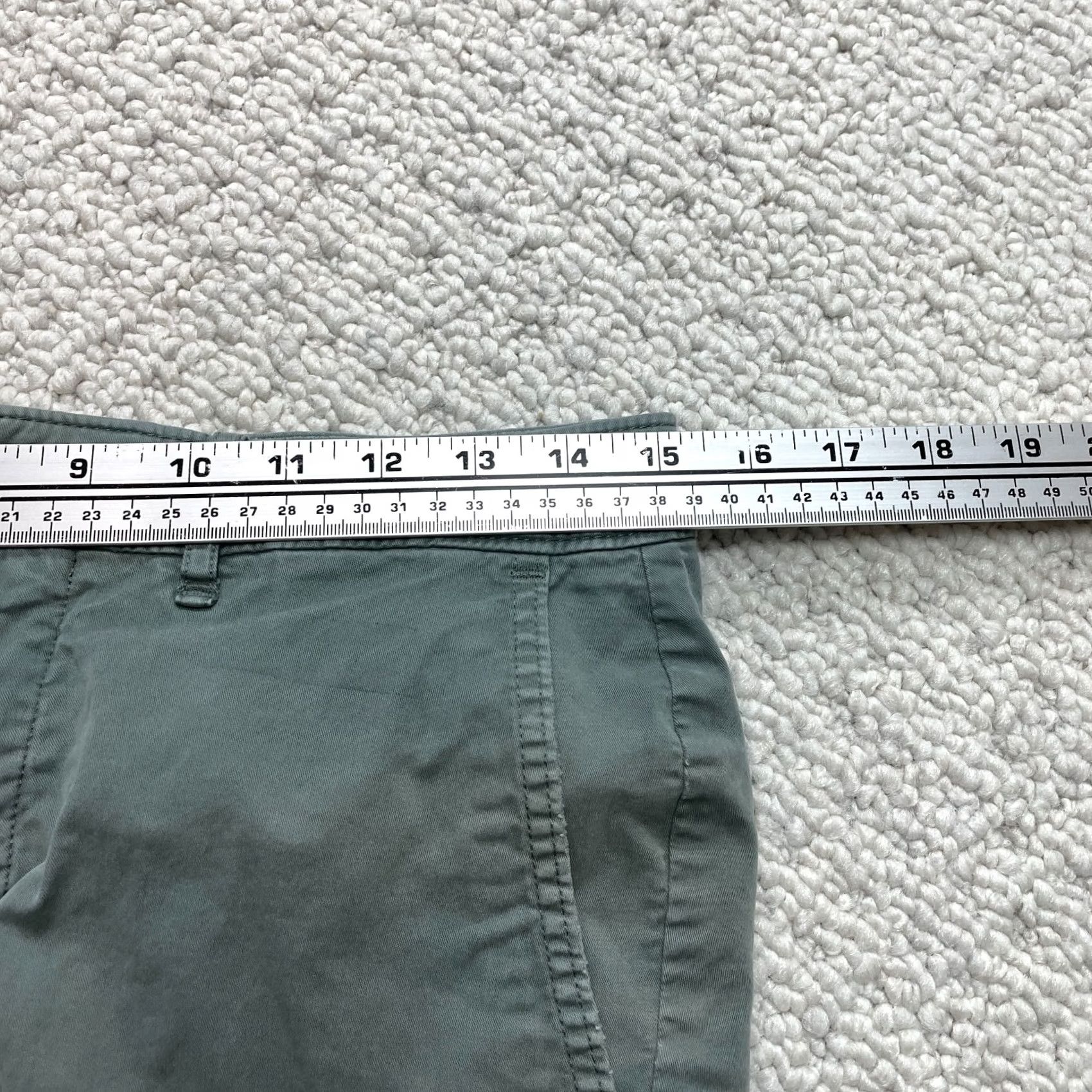 Abercrombie & Fitch Abercrombie & Fitch Chino Shorts Mens 28 Green Cotton Straight Pockets 8" Insm Size US 28 / EU 44 - 6 Thumbnail