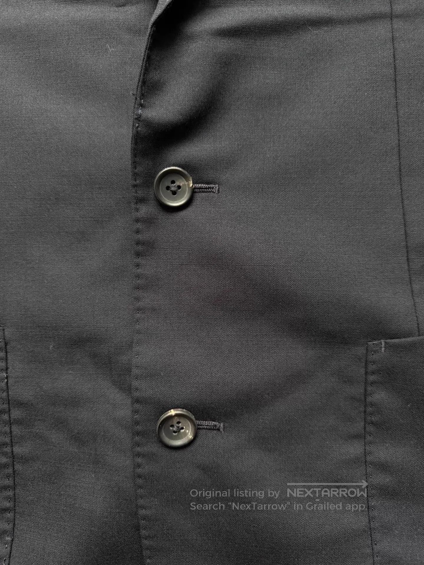 Kolor Black Formal Blazer with Textured Collar. Size US XL / EU 56 / 4 - 7 Thumbnail