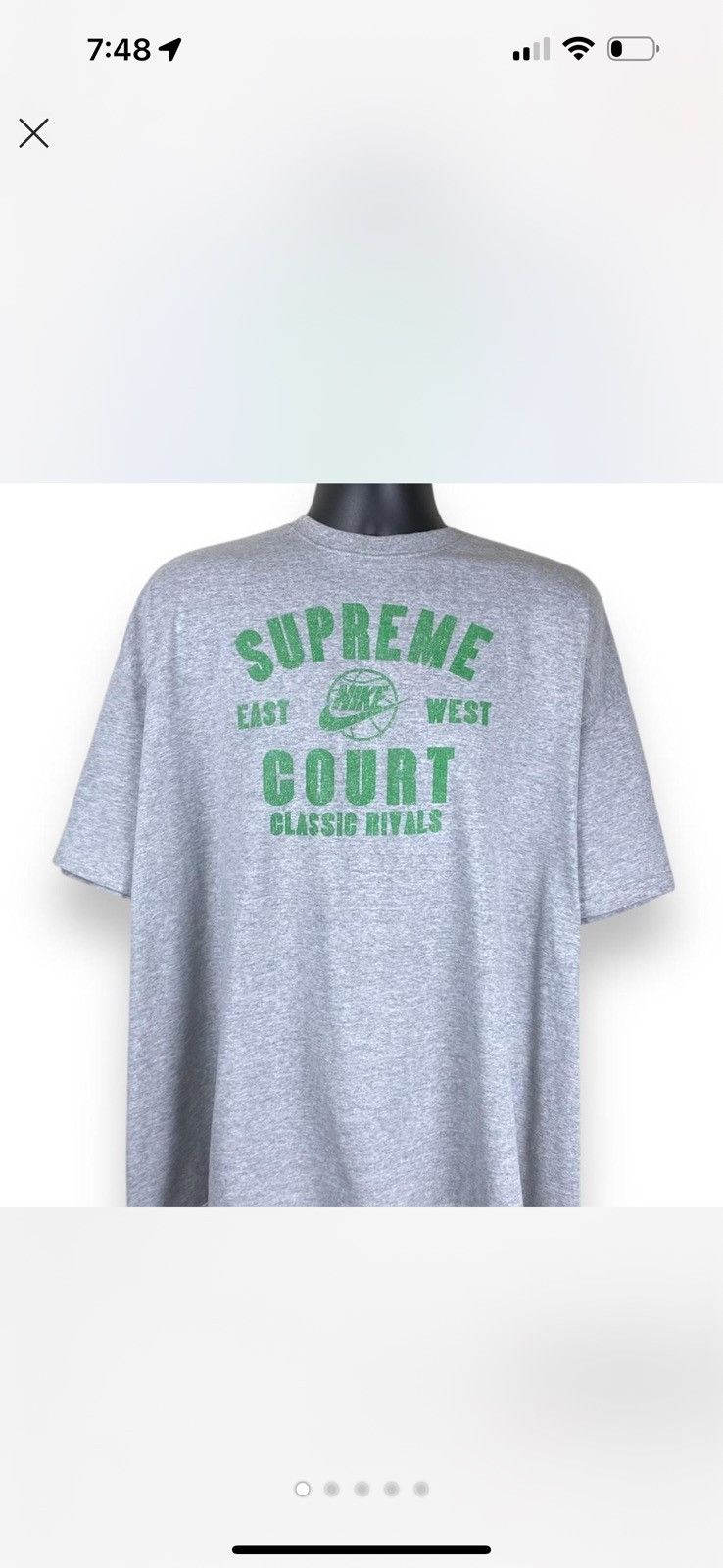 Nike Nike supreme shirt size xxl. Vintage Size US XXL / EU 58 / 5 - 5 Thumbnail