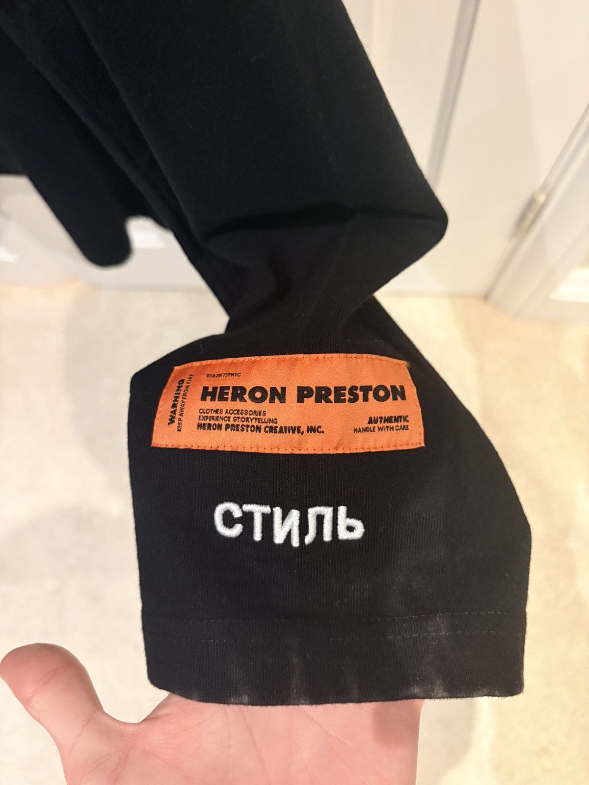 Heron Preston Heron Preston Long-Sleeve Tee Size US L / EU 52-54 / 3 - 3 Thumbnail