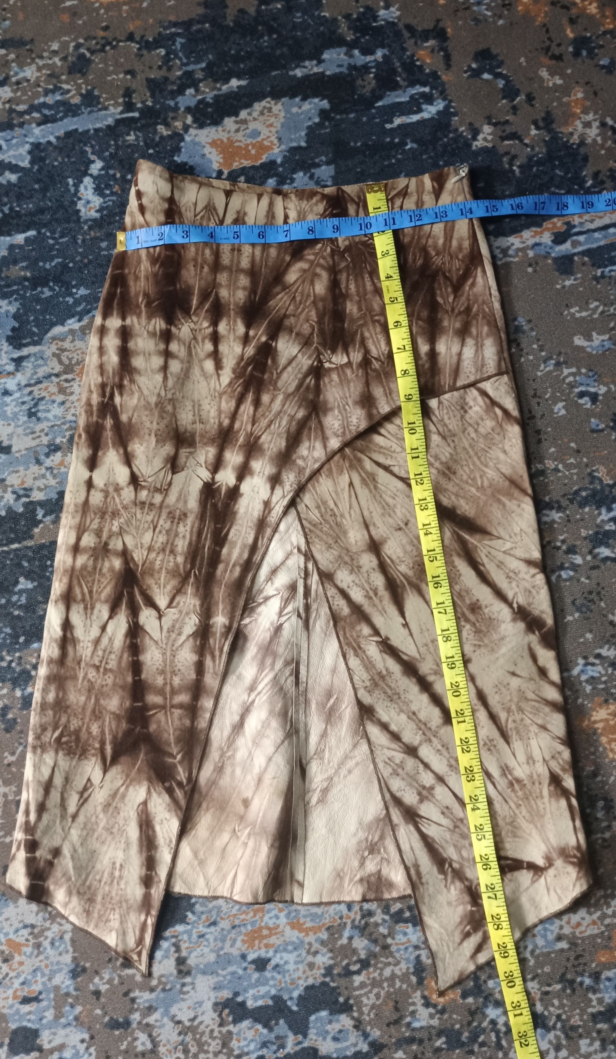 Bebe × Designer × Vintage Rare🔥🔥Learther Skirt Bebe Size 24" / US 00 / IT 34 - 7 Thumbnail