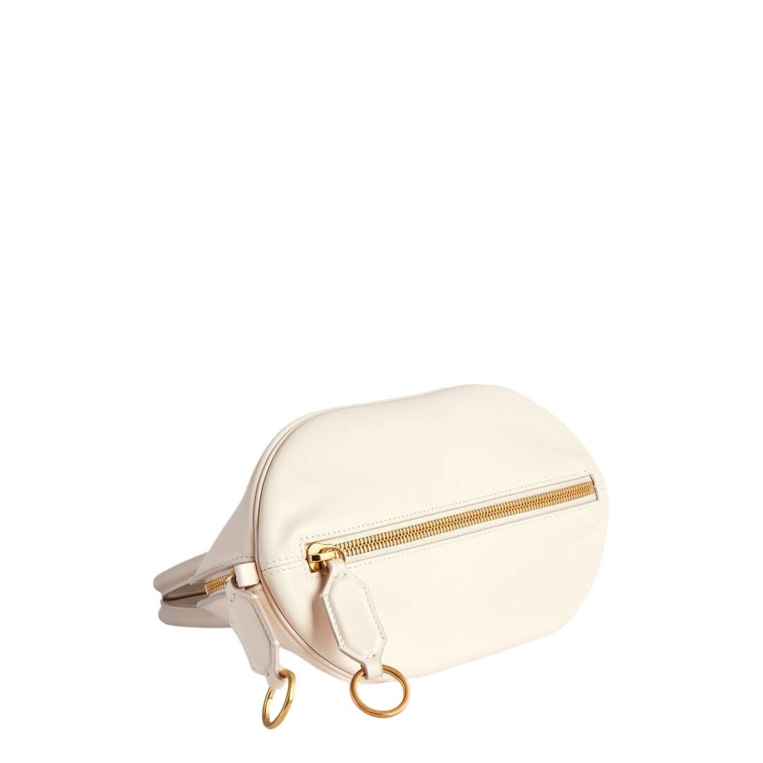 Balenciaga BALENCIAGA Bolero Bowling Mini $3290 Cream Top Handle Bag Ne Size ONE SIZE - 3 Thumbnail