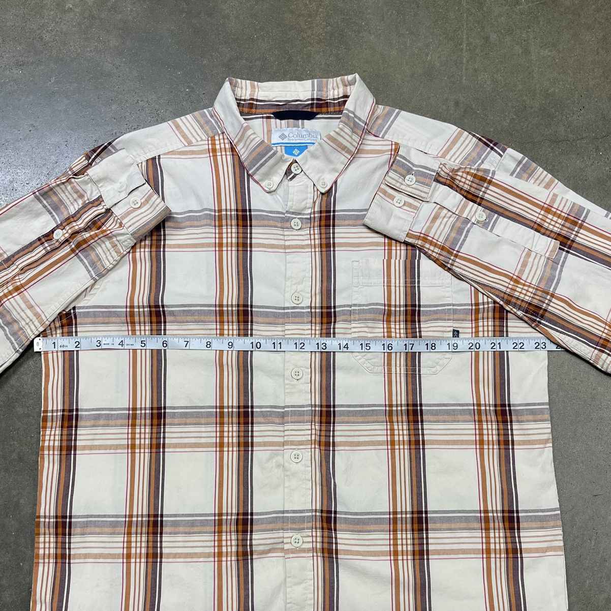 Columbia Columbia Long Sleeve Check Plaid Button Front Shirt Size US XL / EU 56 / 4 - 5 Thumbnail