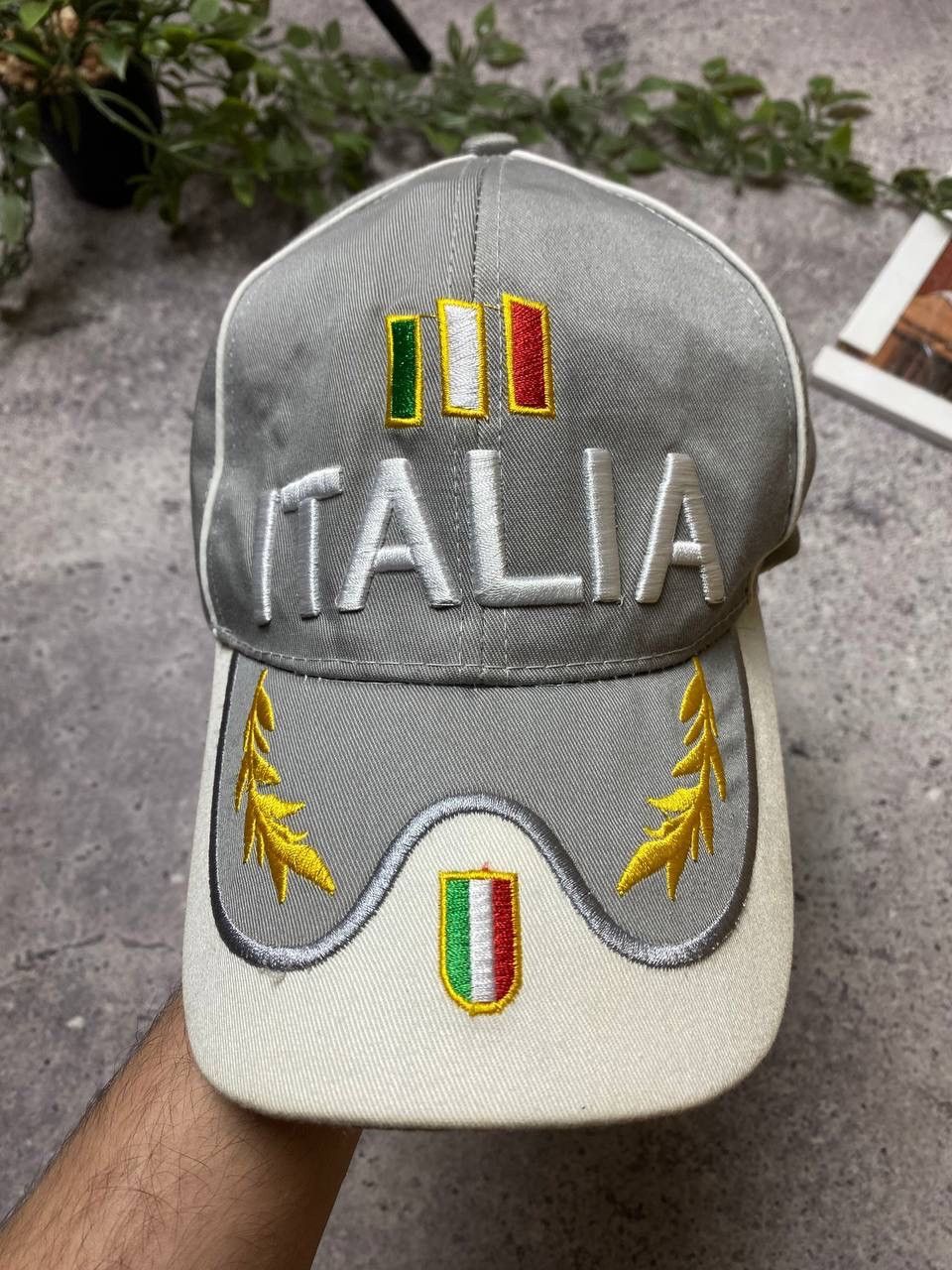 Other × Vintage ITALIA Cap Hat Embroidered Italia Flag Hat Adjustable OS Size ONE SIZE - 4 Thumbnail