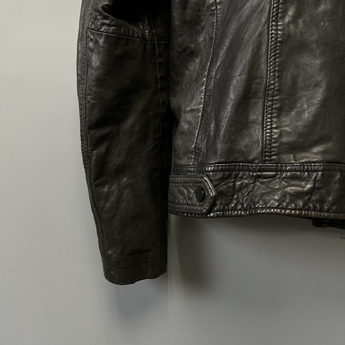 Allsaints Allsaints Conroy Leather Biker Jacket Men’s Size M Size US M / EU 48-50 / 2 - 16 Thumbnail