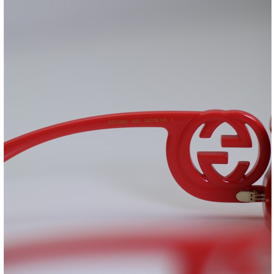 Gucci NEW Gucci GG1325S 005 Red Brown Gradient Women Authentic Size ONE SIZE - 5 Thumbnail