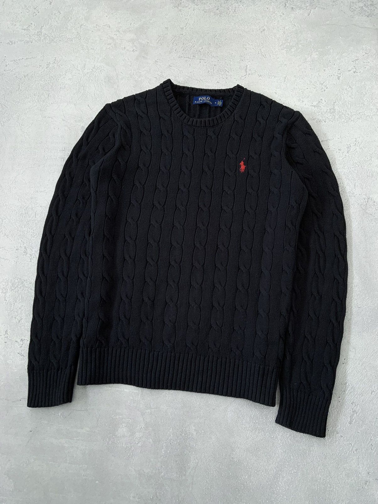 Polo Ralph Lauren Polo Ralph Lauren Cable Knit Size US L / EU 52-54 / 3 - 3 Thumbnail