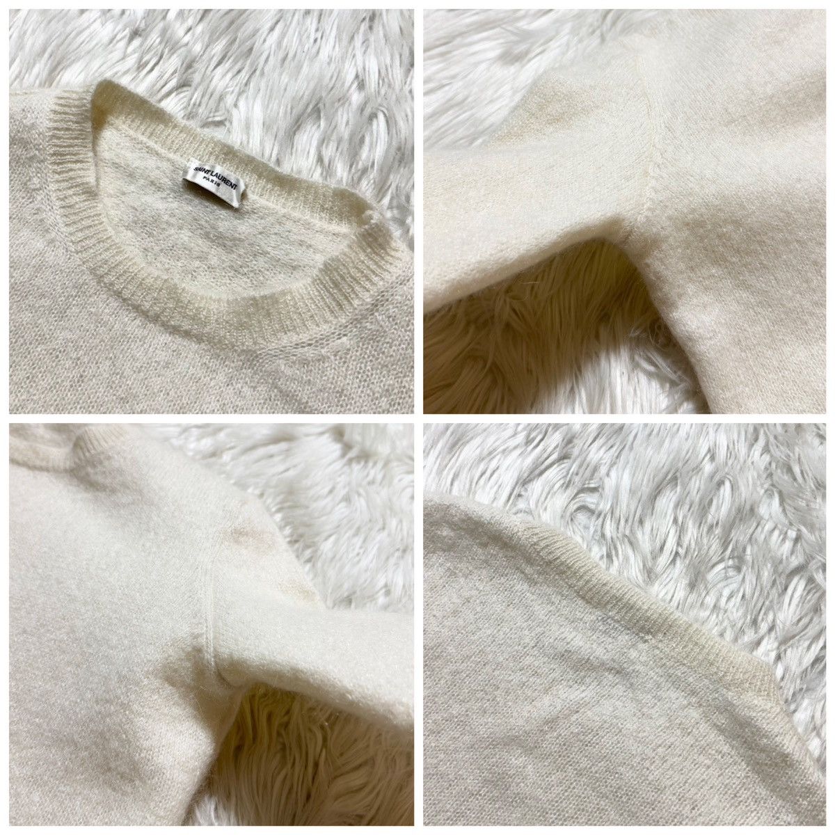 Saint Laurent Paris Saint Laurent Paris Sunset Beach Mohair Sweater Size US XL / EU 56 / 4 - 4 Thumbnail