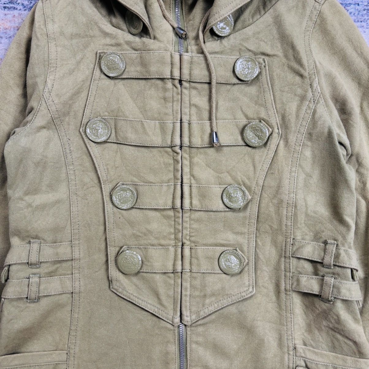 Ekam 2000s Backs - Apocalypse Style Napoleon Hooded Jacket Size US M / EU 48-50 / 2 - 12 Thumbnail