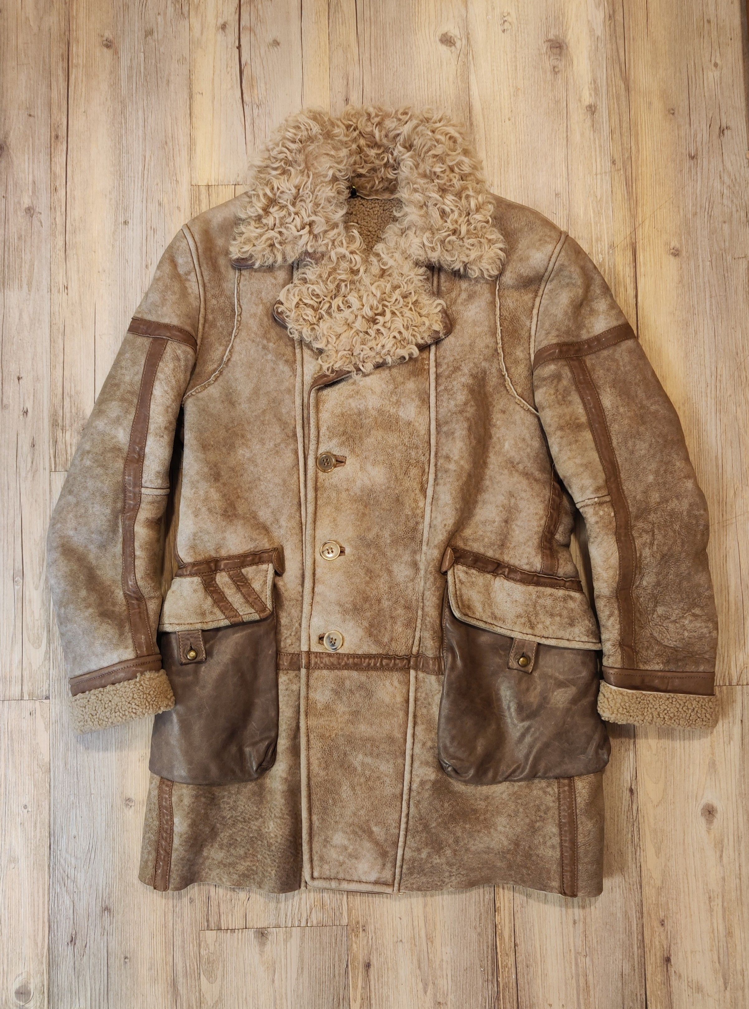 Diesel Shearling coat.Like Vetements or Balenciaga coats. Size US L / EU 52-54 / 3 - 3 Thumbnail