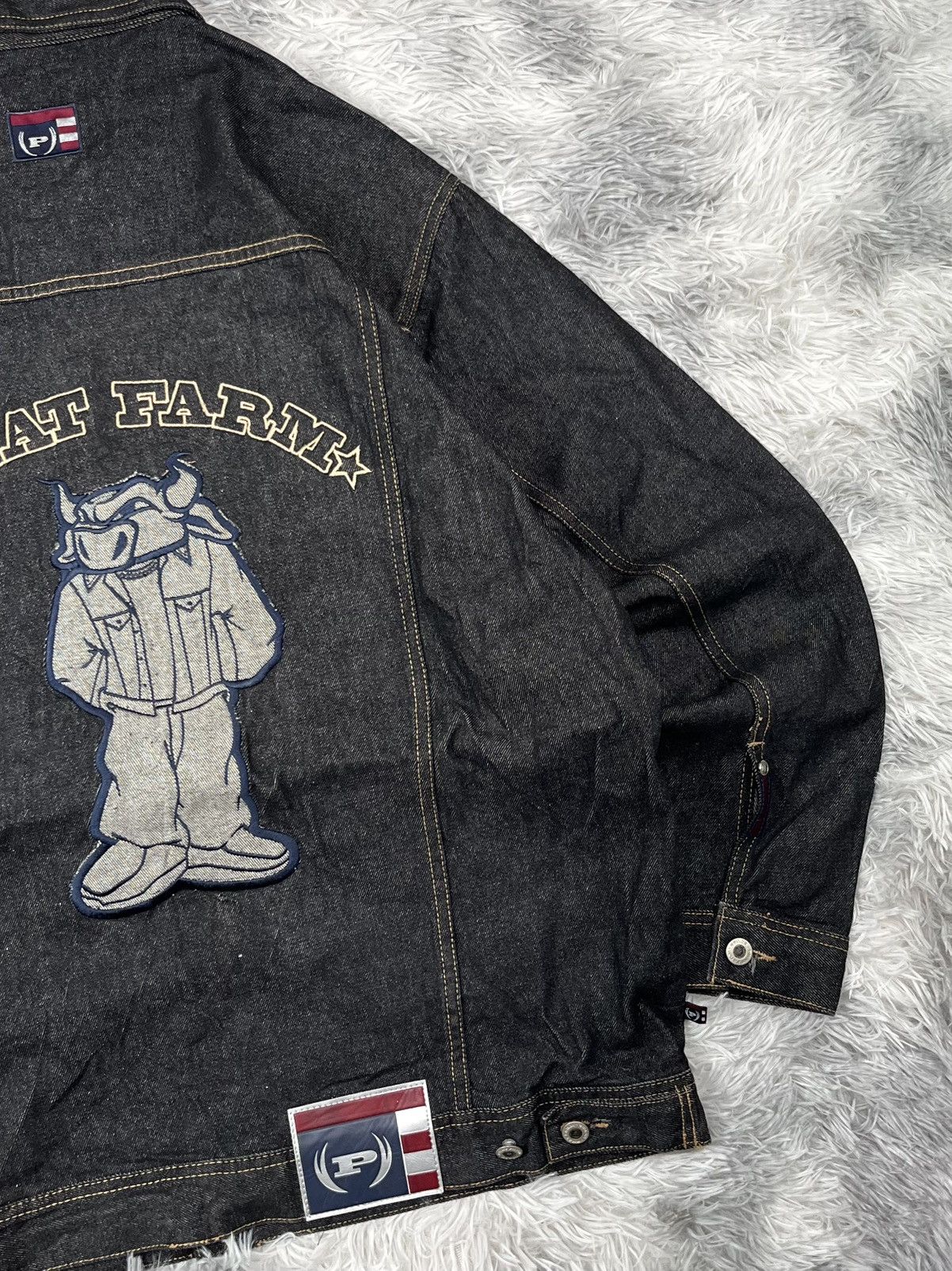Phat Farm vintage Y2K,90s Phat Farm denim jacket Size US L / EU 52-54 / 3 - 11 Thumbnail