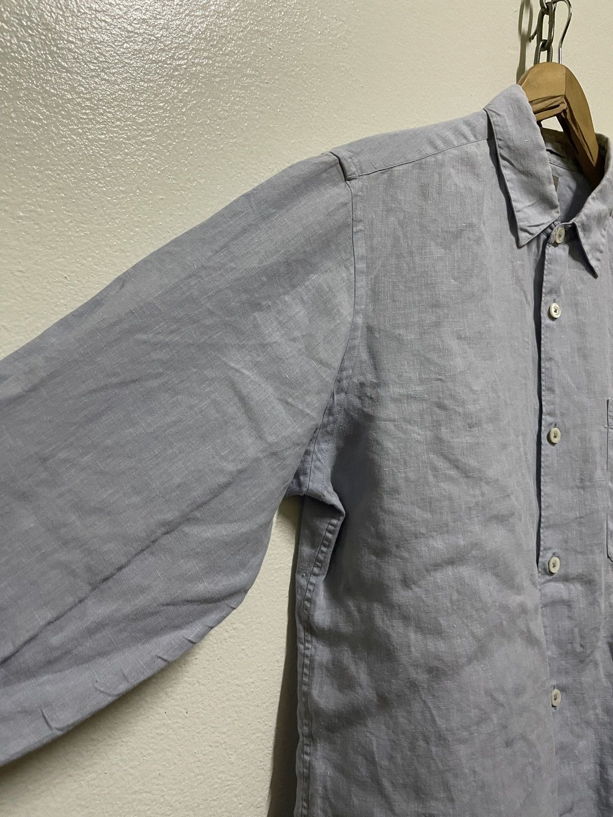 Margaret Howell Margaret Howell Linen Shirt Long Sleeve Size US L / EU 52-54 / 3 - 2 Thumbnail