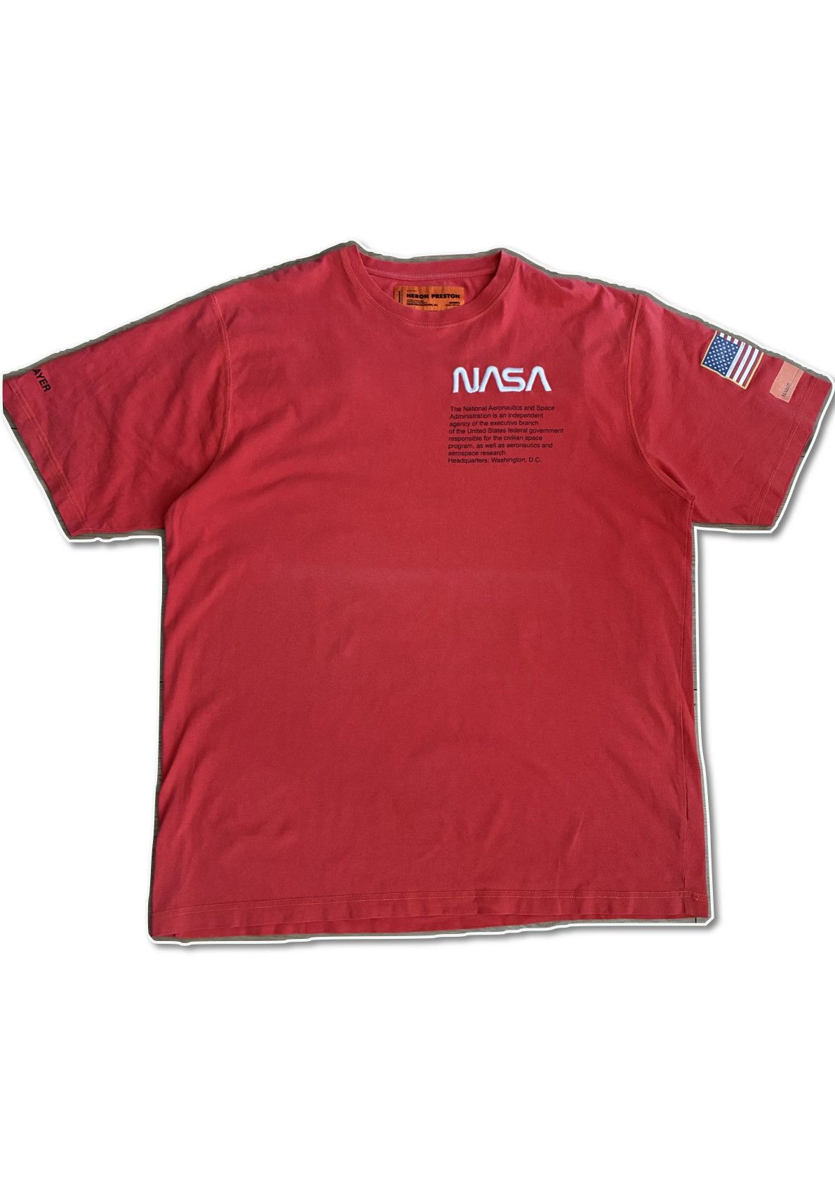 Heron Preston Heron Preston NASA T-shirt streetwear luxury designer army Size US L / EU 52-54 / 3 - 1 Thumbnail