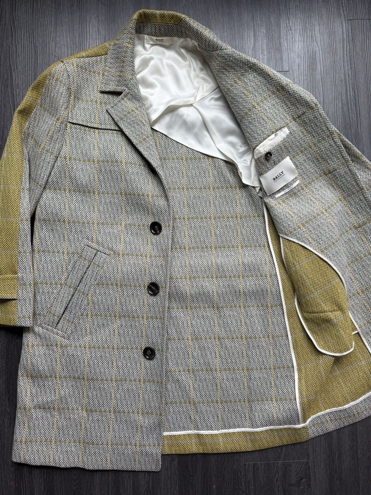 Bally Bally Vintage Wool Trench Coat Size US L / EU 52-54 / 3 - 3 Thumbnail