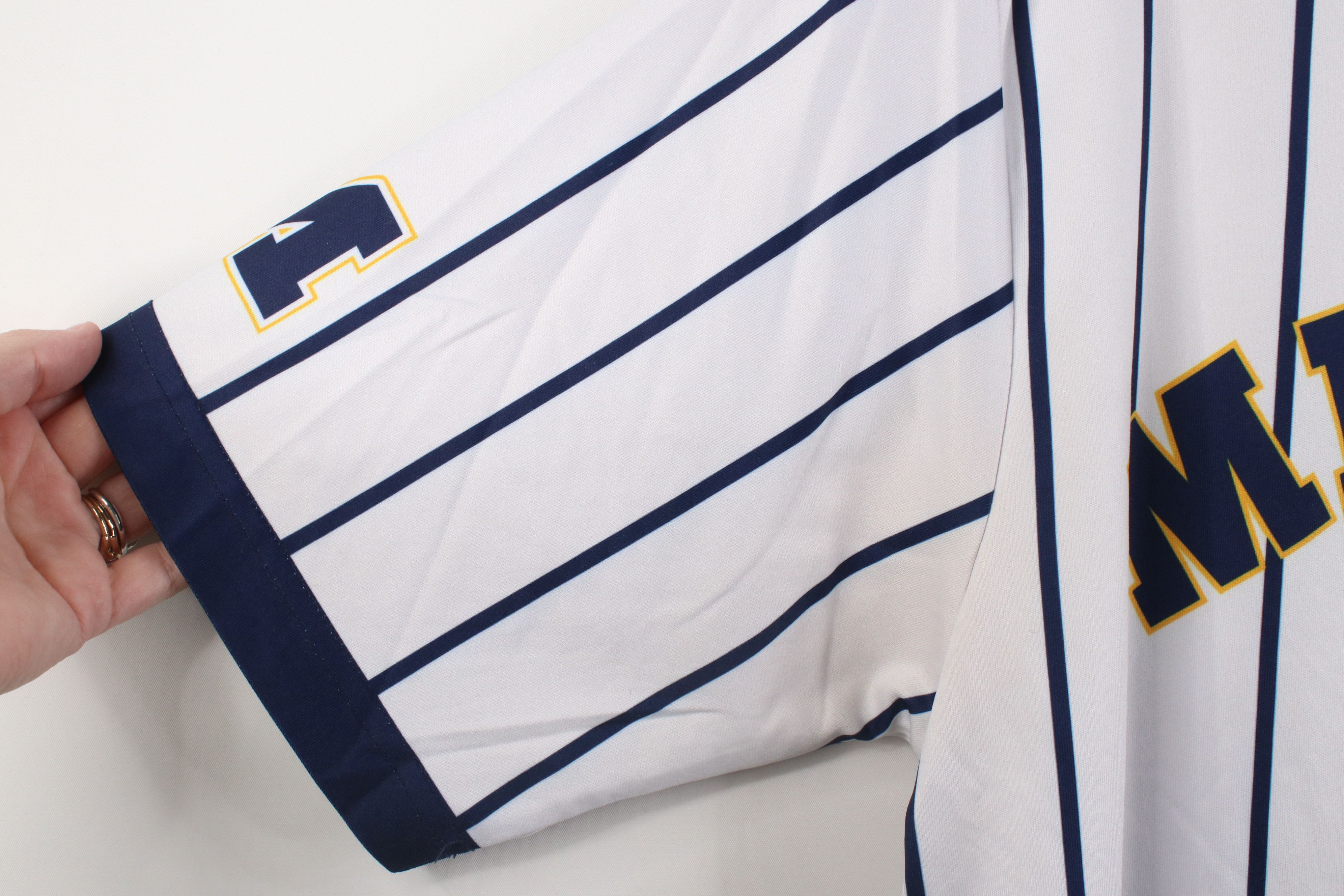 Vintage Streetwear University of Michigan Baseball Jersey T-Shirt Size US M / EU 48-50 / 2 - 10 Thumbnail