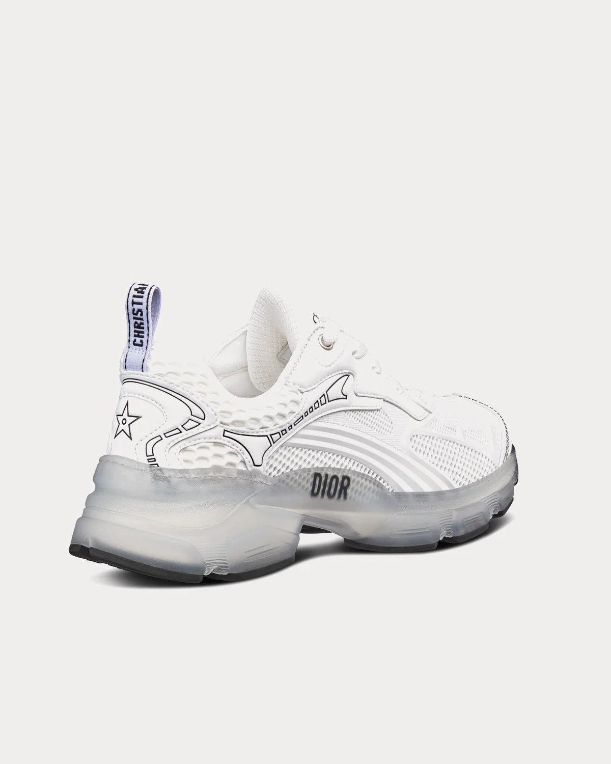 Dior o1w1db11225 KCK337 Vibe Low-Top Sneakers in White Size US 10 / IT 40 - 4 Thumbnail