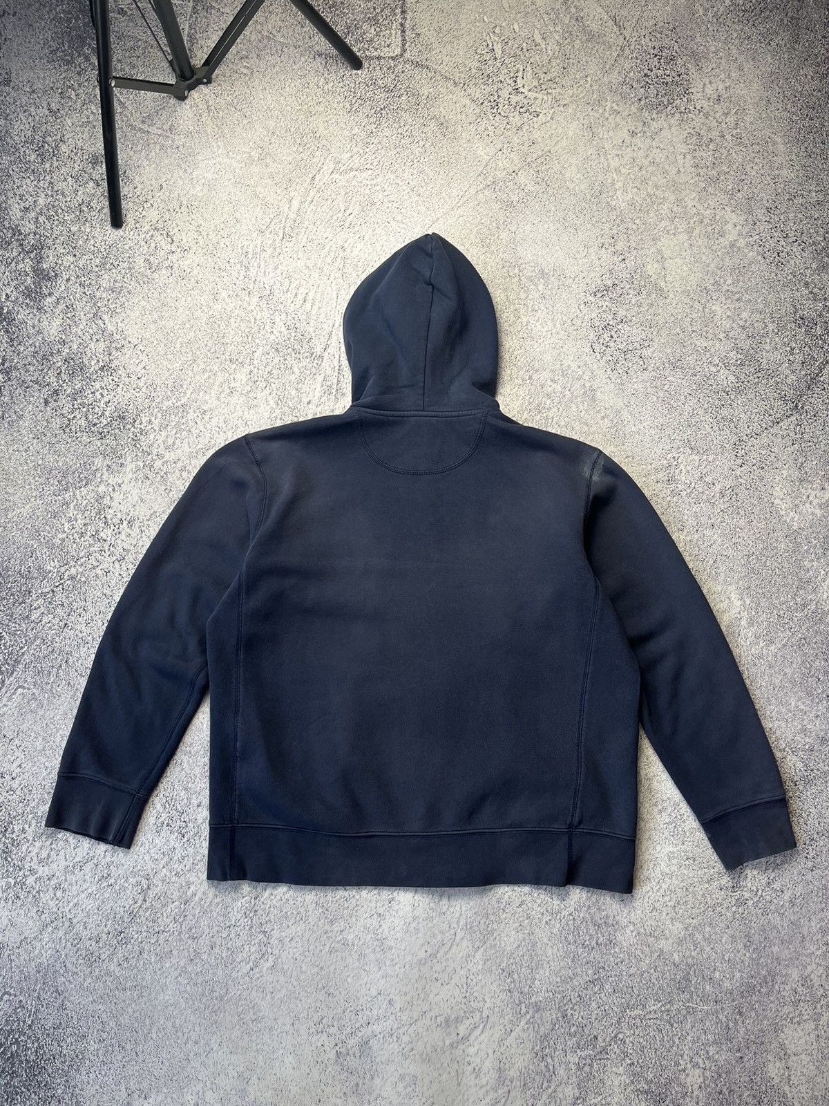 Nike Vintage Nike Distressed Zip Up Hoodie Swoosh Drill Size US L / EU 52-54 / 3 - 21 Thumbnail
