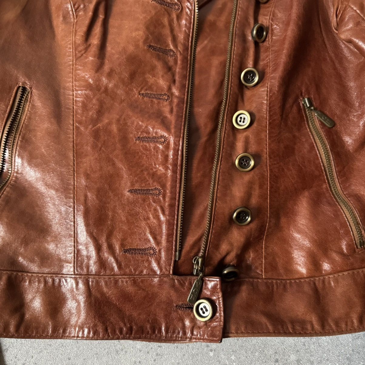 Hysteric Glamour Amazing Vintage Zip Details Leather Jacket Size M / US 6-8 / IT 42-44 - 7 Thumbnail