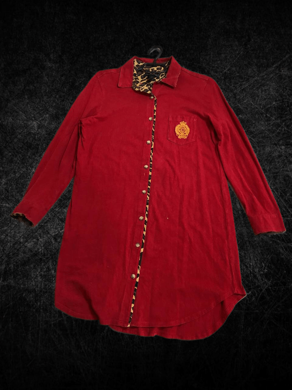 Polo Ralph Lauren Lauren Ralph Lauren Women's Red Long Shirt Dress Size M / US 6-8 / IT 42-44 - 1 Thumbnail