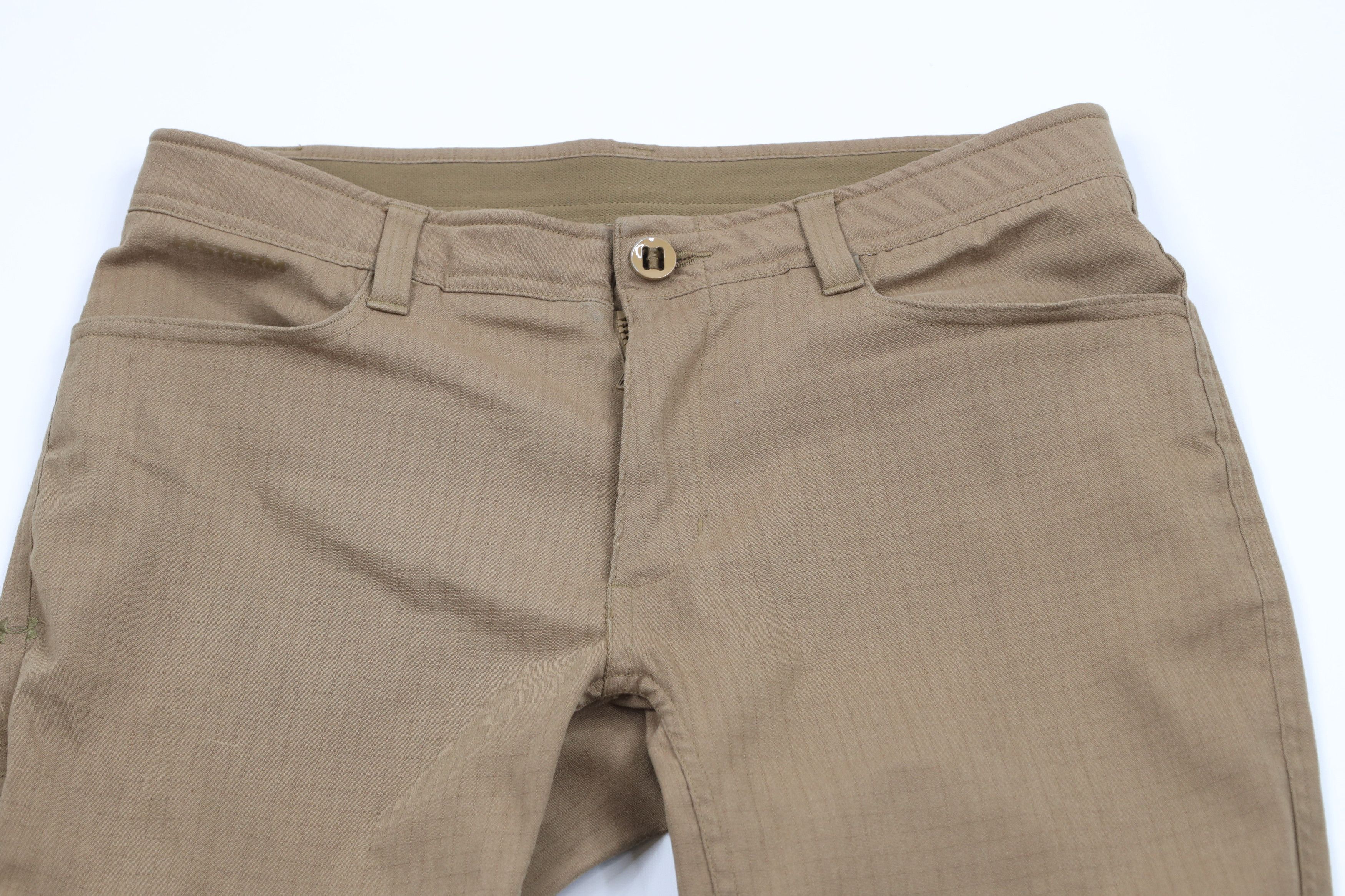 Under Armour × Vintage Under Armour Storm Ripstop Stretch Tactical Pants Brown Size US 34 / EU 50 - 2 Thumbnail