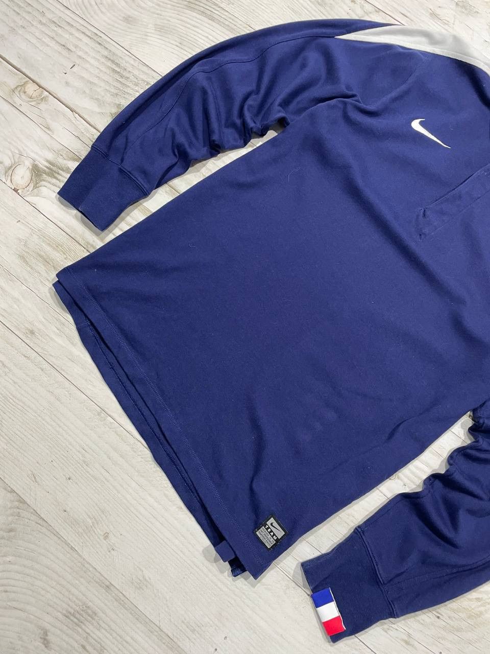 Nike Vintage Nike France Rugby Polo Shirt Long Sleeve 2000s Y2K Size US M / EU 48-50 / 2 - 11 Thumbnail